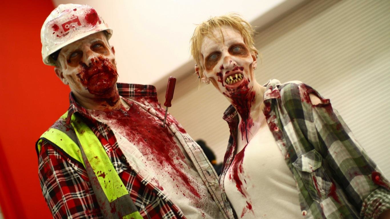 Awesome Zombie free wallpaper ID:241201 for laptop desktop