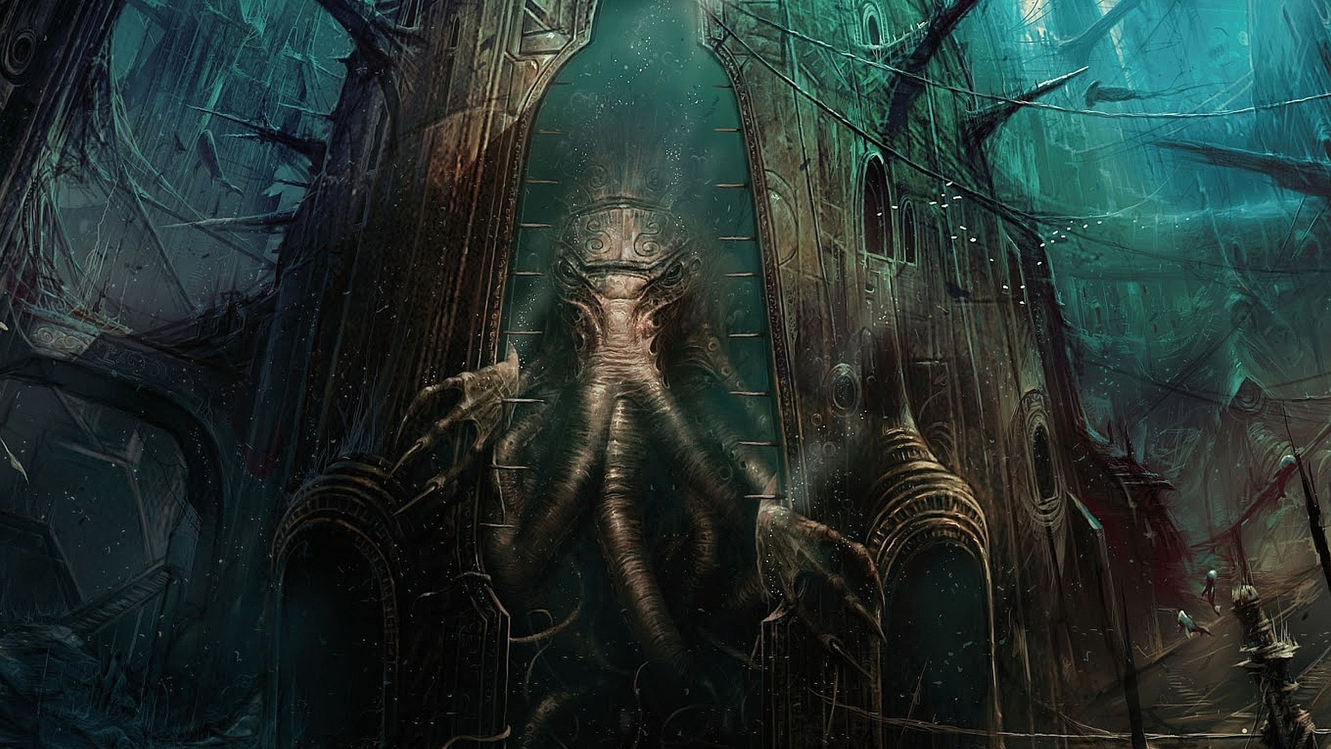 Download full hd Cthulhu computer wallpaper ID:351091 for free