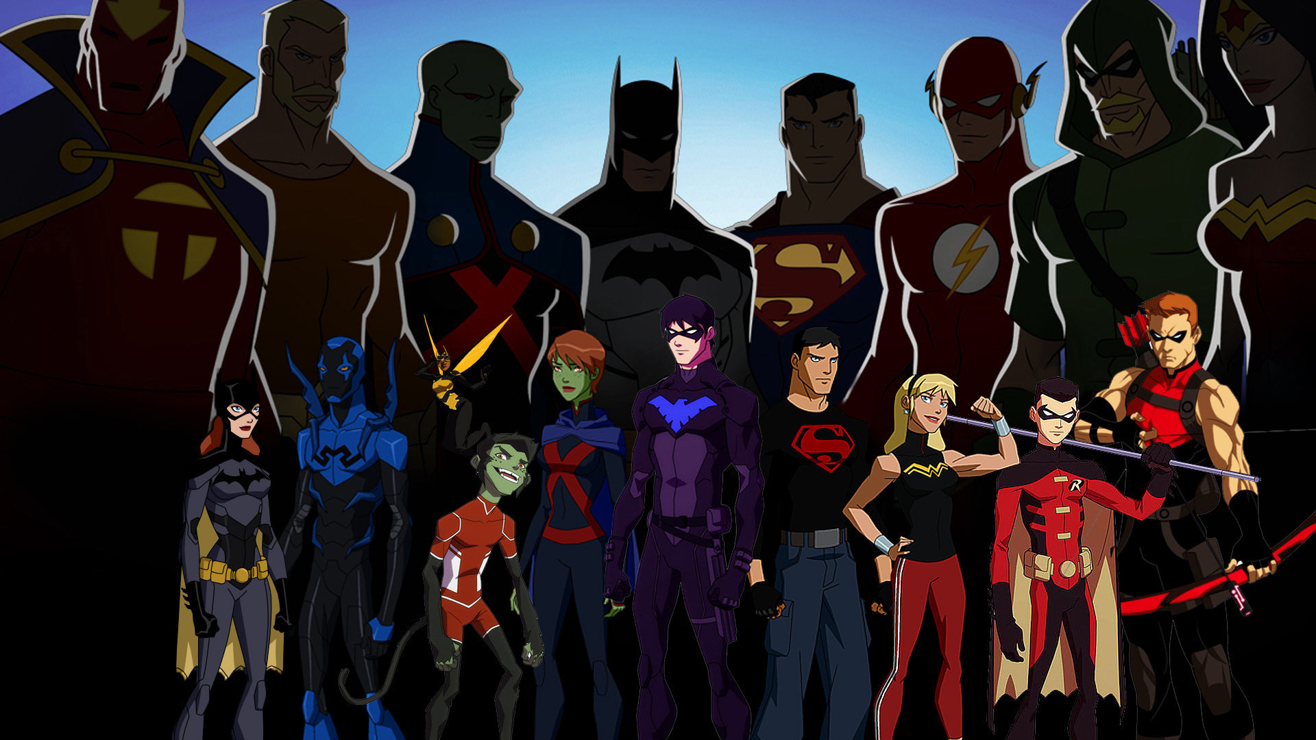 Best Young Justice background ID:391174 for High Resolution full hd 1920x1080 computer