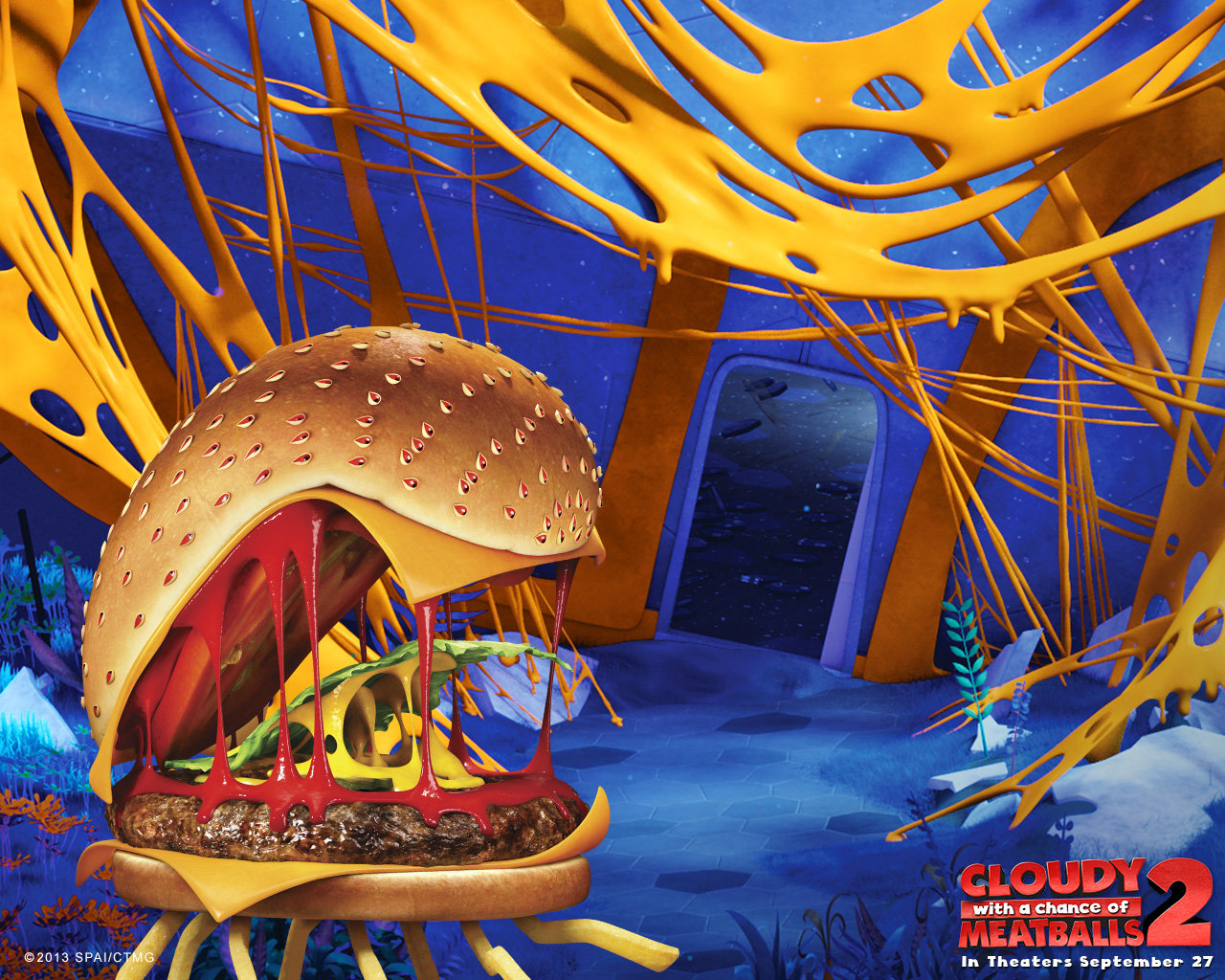 Awesome Cloudy With A Chance Of Meatballs 2 free wallpaper ID:164004 for hd 1280x1024 desktop