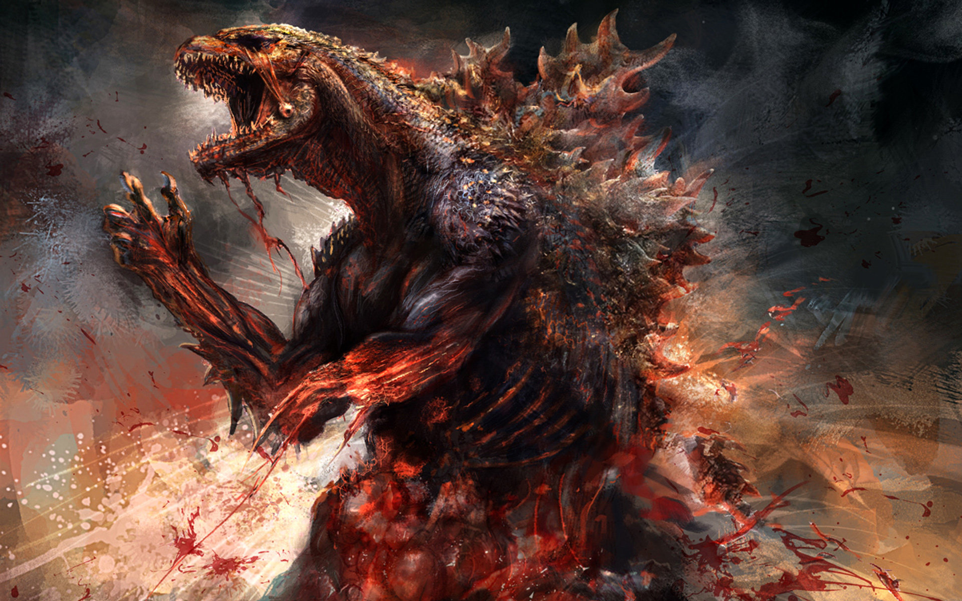 High resolution Godzilla (2014) hd 1920x1200 wallpaper ID:315631 for PC