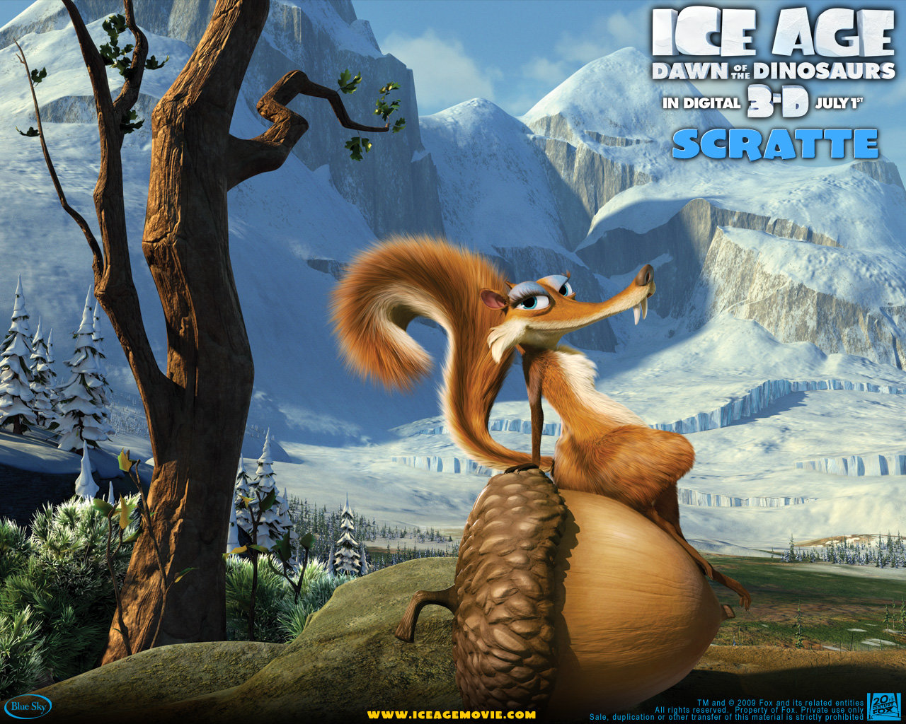 Free download Ice Age: Dawn Of The Dinosaurs background ID:138125 hd 1280x1024 for computer