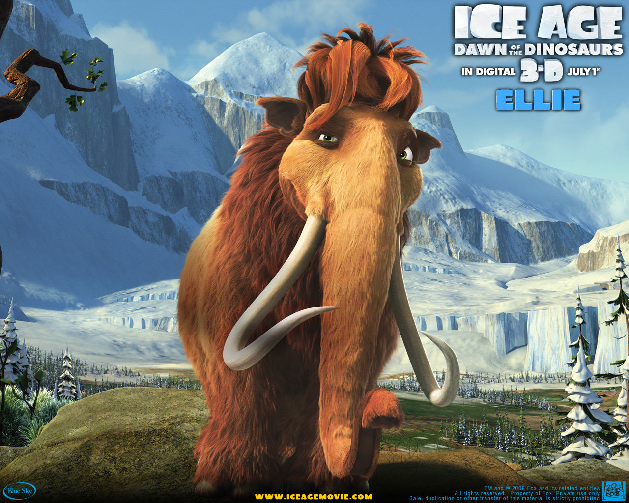 Free download Ice Age: Dawn Of The Dinosaurs background ID:138138 hd 1280x1024 for desktop