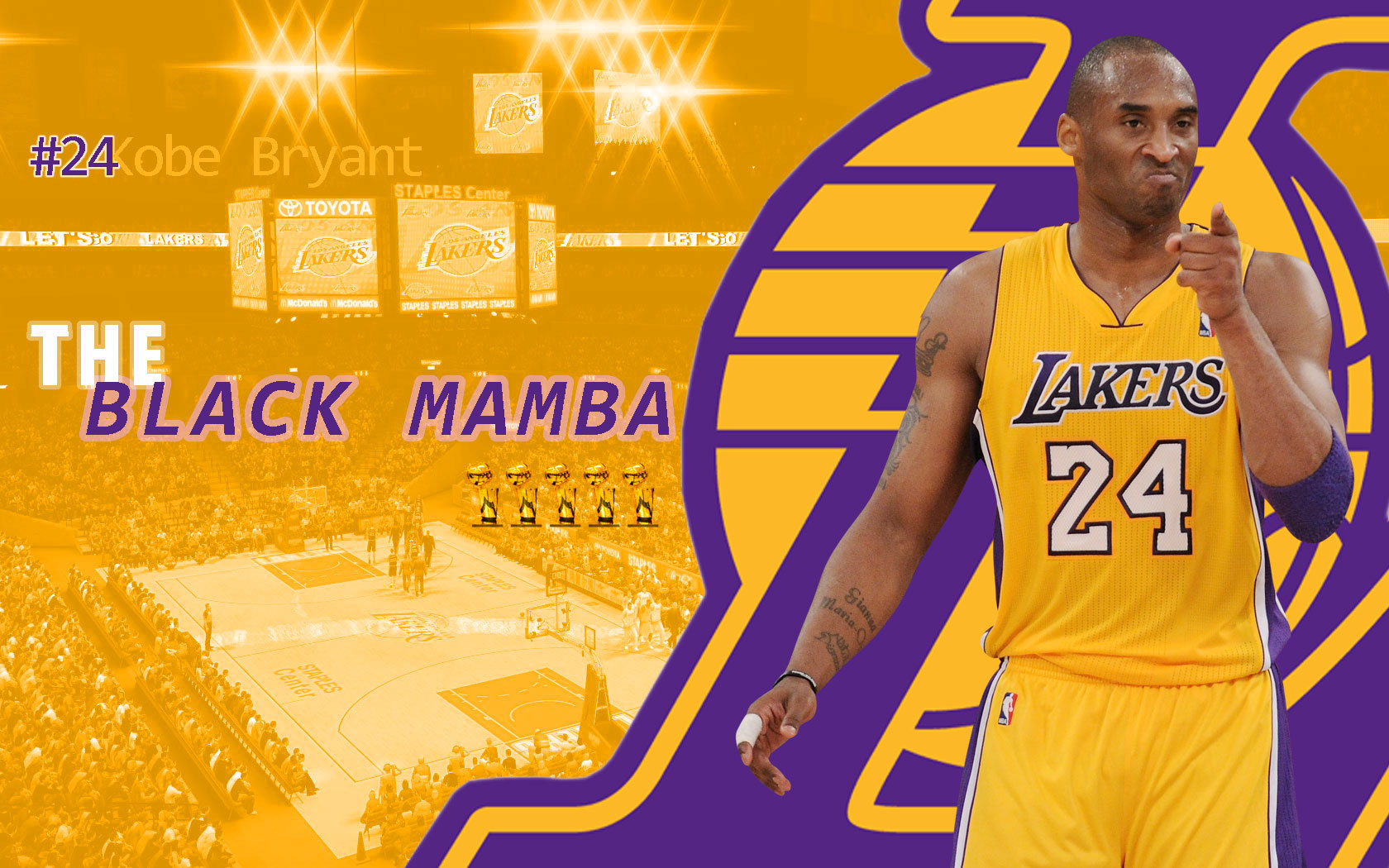 High resolution Los Angeles Lakers hd 1680x1050 wallpaper ID:387378 for desktop