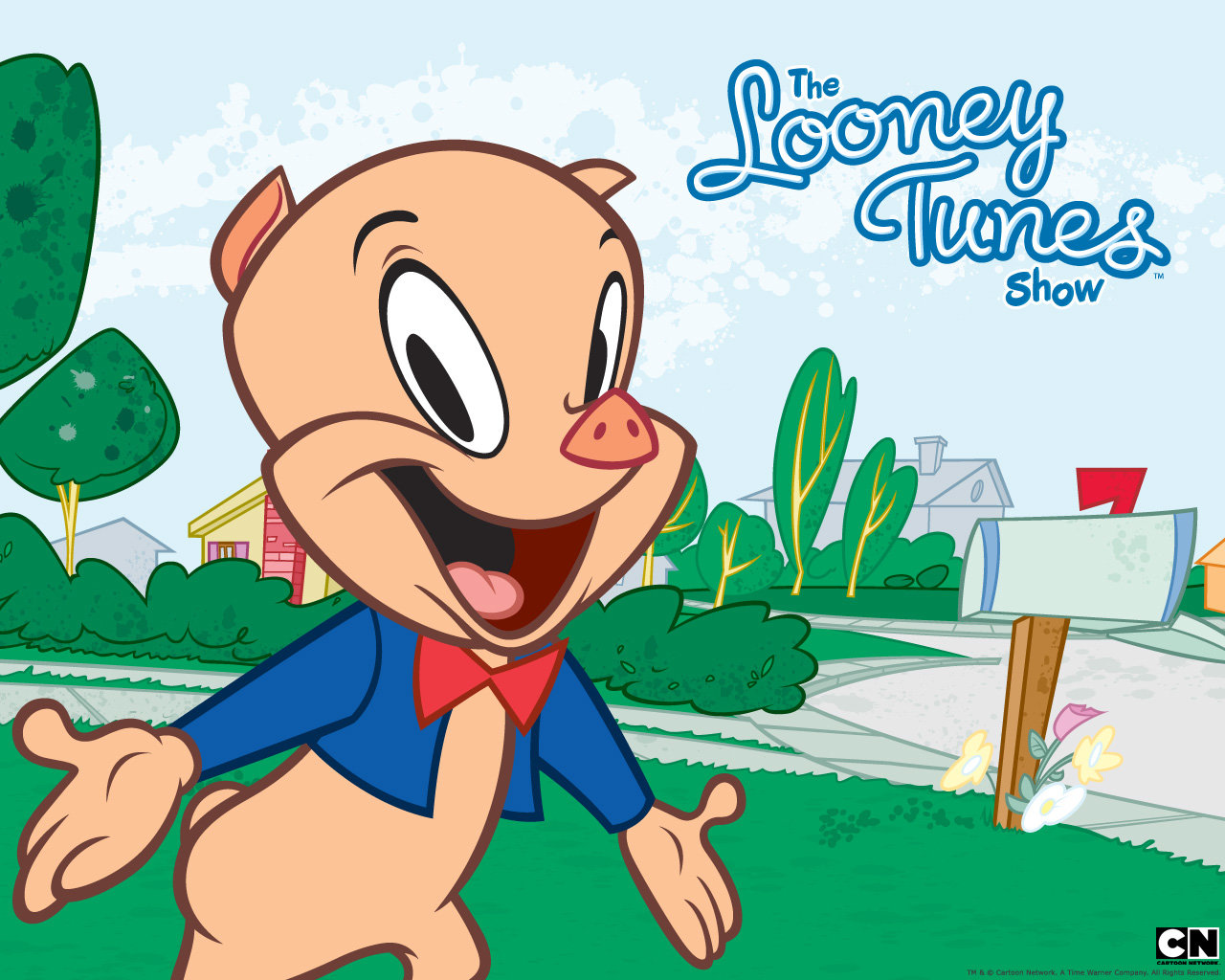 Download hd 1280x1024 Porky Pig computer wallpaper ID:250549 for free