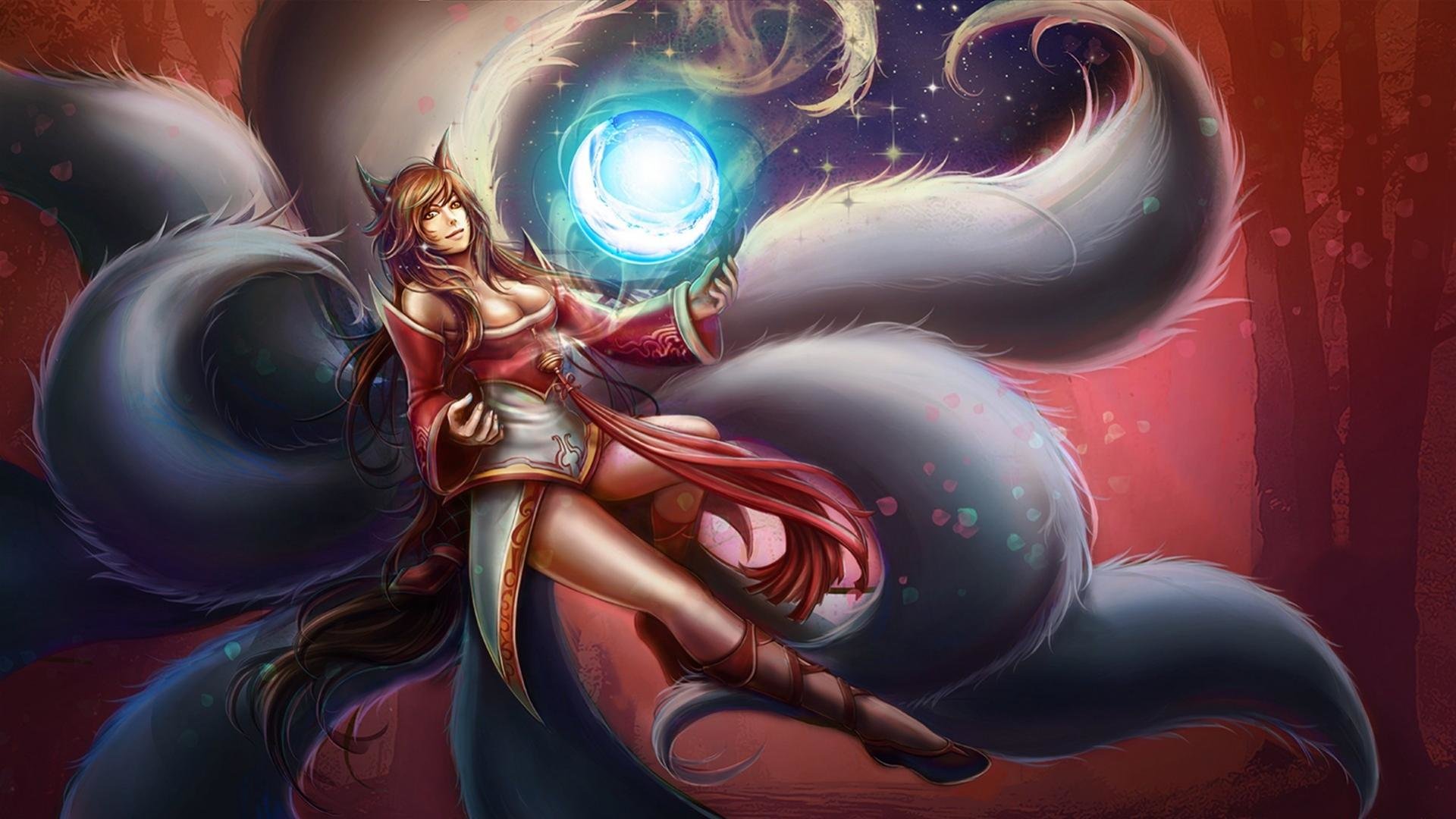 Download full hd Ahri (League Of Legends) PC wallpaper ID:172395 for free