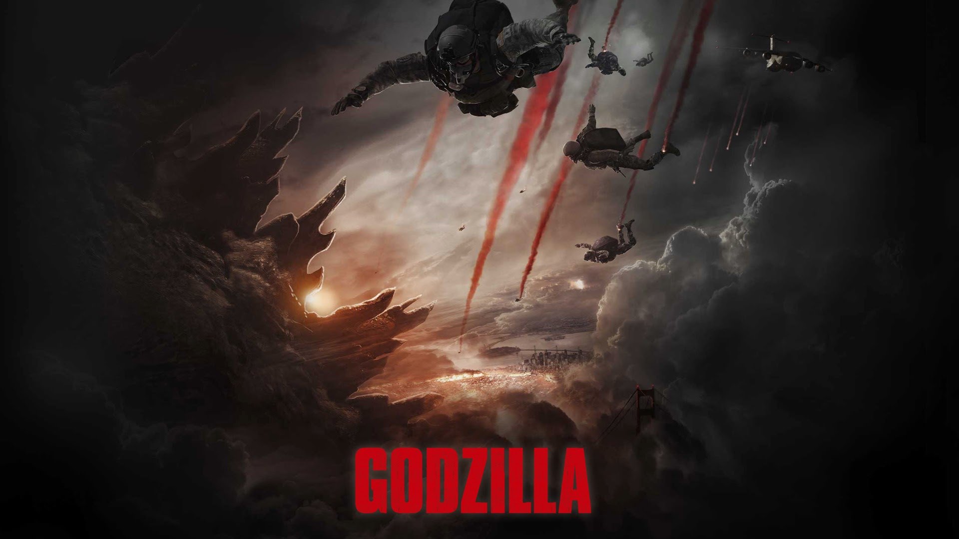 Awesome Godzilla (2014) free background ID:315660 for full hd 1920x1080 computer