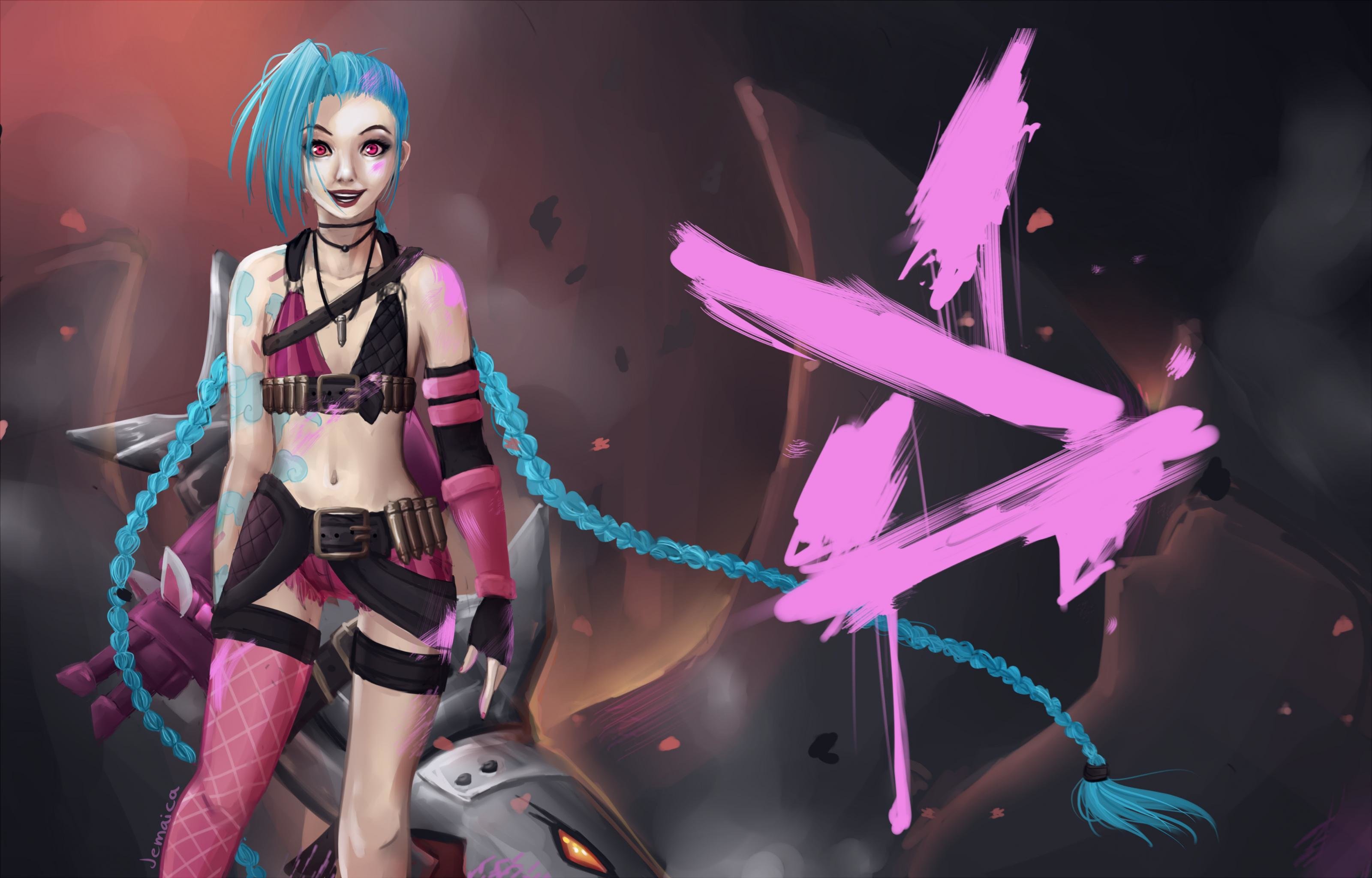 Free Jinx (League Of Legends) high quality wallpaper ID:172120 for hd 3200x2048 computer