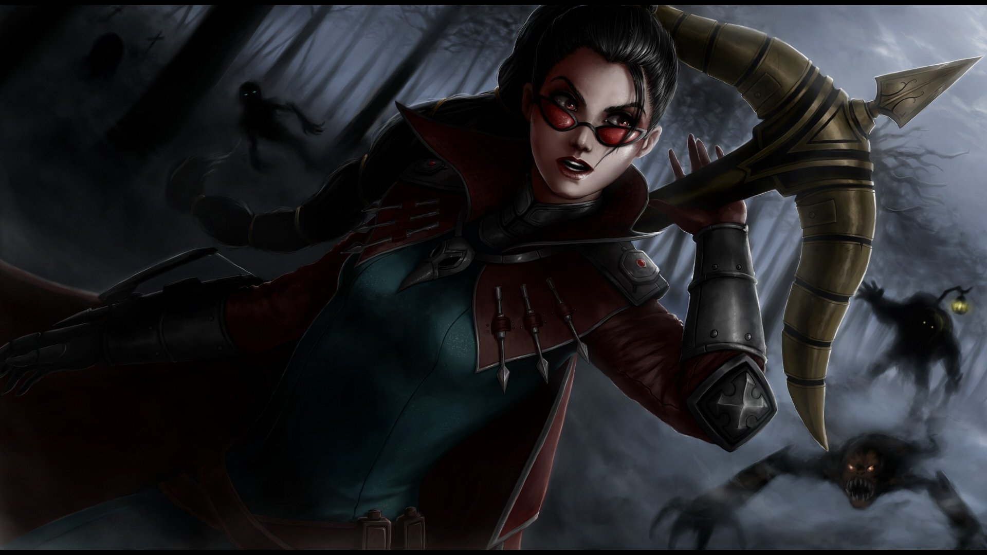 Download full hd 1920x1080 Vayne (League Of Legends) PC background ID:172123 for free