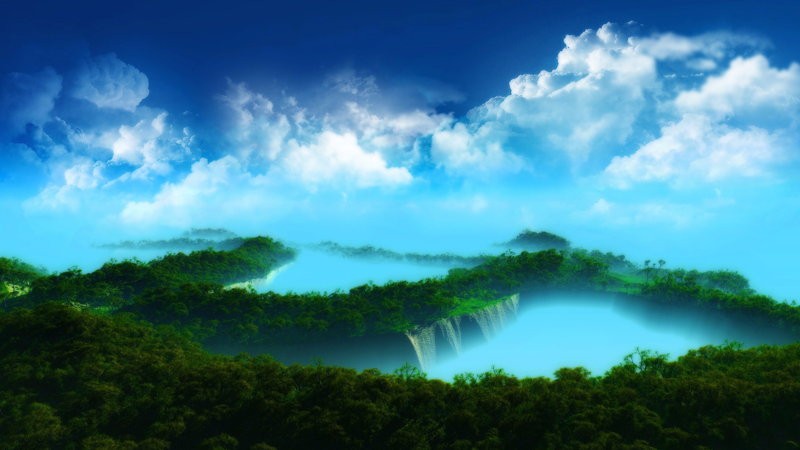 Free download Fantasy landscape background ID:143152 hd 2560x1440 for computer