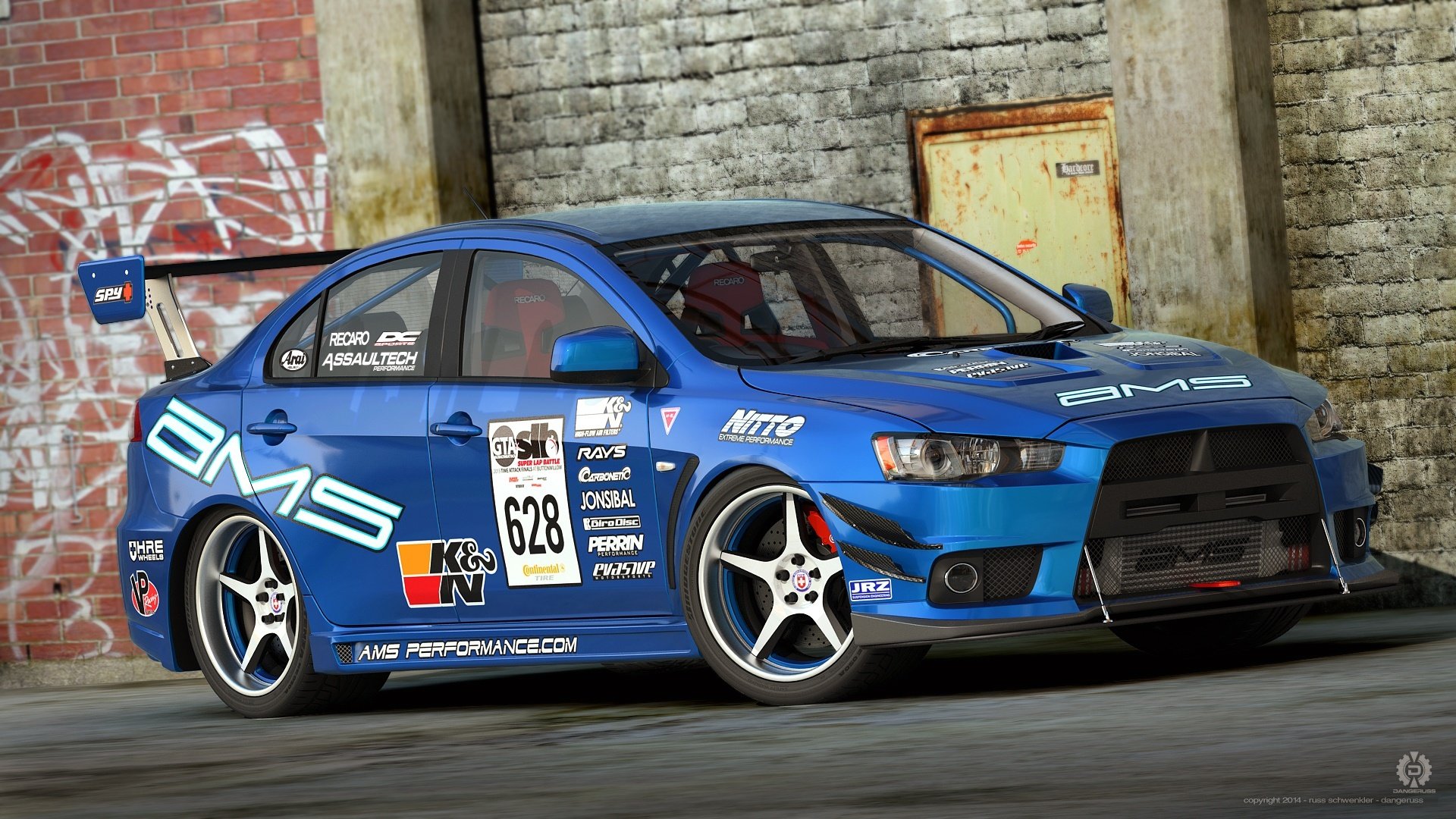 Awesome Mitsubishi Lancer Evolution 10 (X) free background ID:27435 for full hd 1920x1080 computer