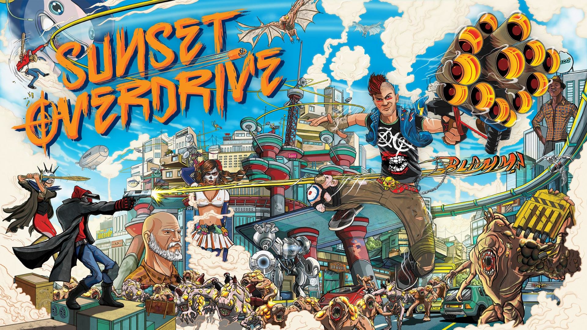 Best Sunset Overdrive background ID:344797 for High Resolution hd 1920x1080 PC