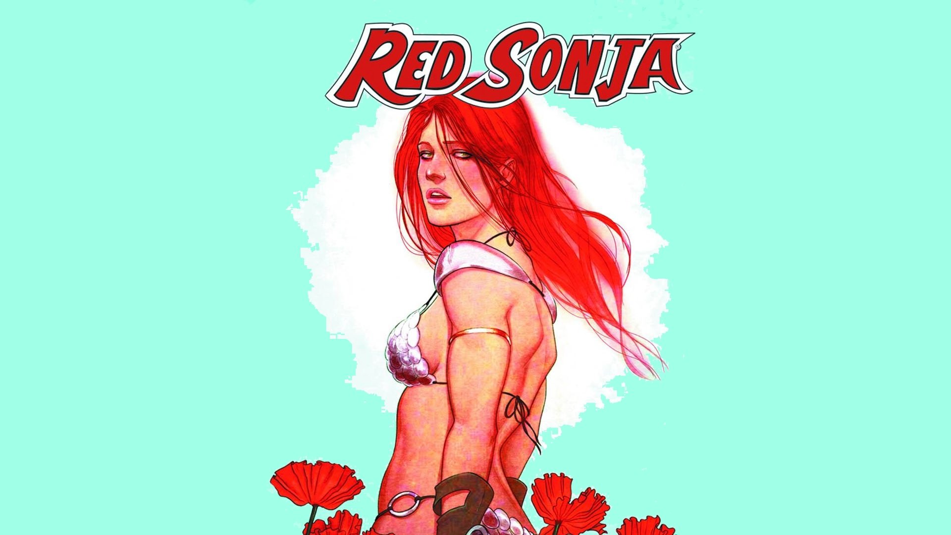 Awesome Red Sonja free background ID:449664 for 1080p PC