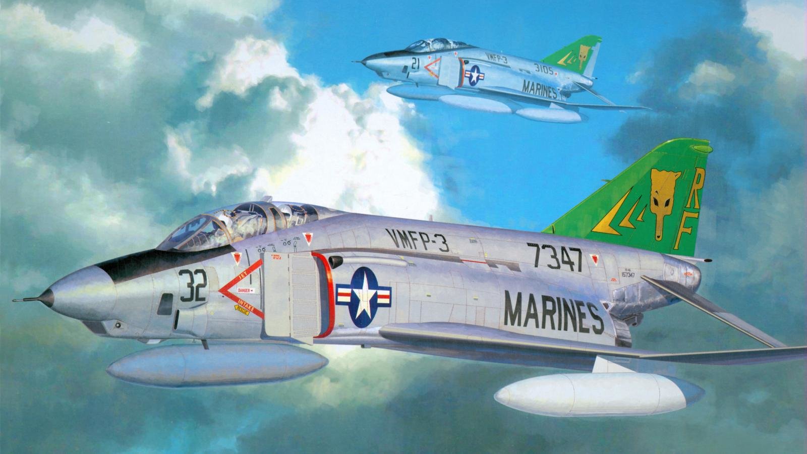 Download hd 1600x900 McDonnell Douglas F-4 Phantom II computer wallpaper ID:48875 for free