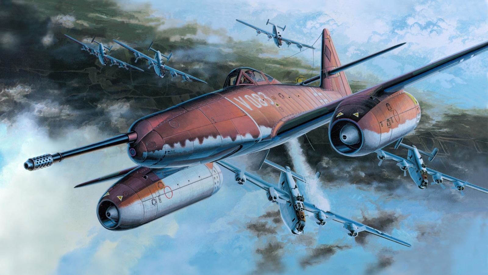High resolution Messerschmitt Me 262 hd 1600x900 background ID:174822 for PC