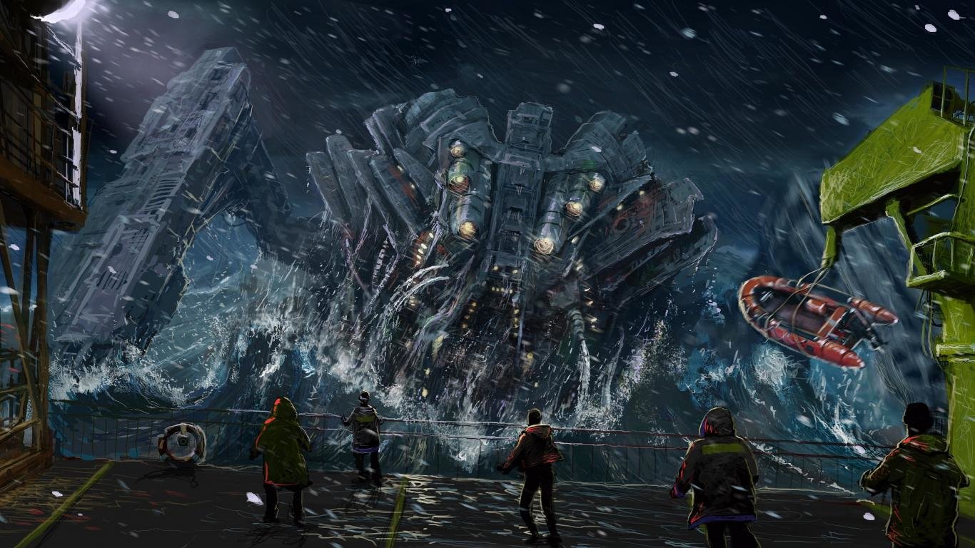Free download Pacific Rim background ID:191627 1366x768 laptop for PC
