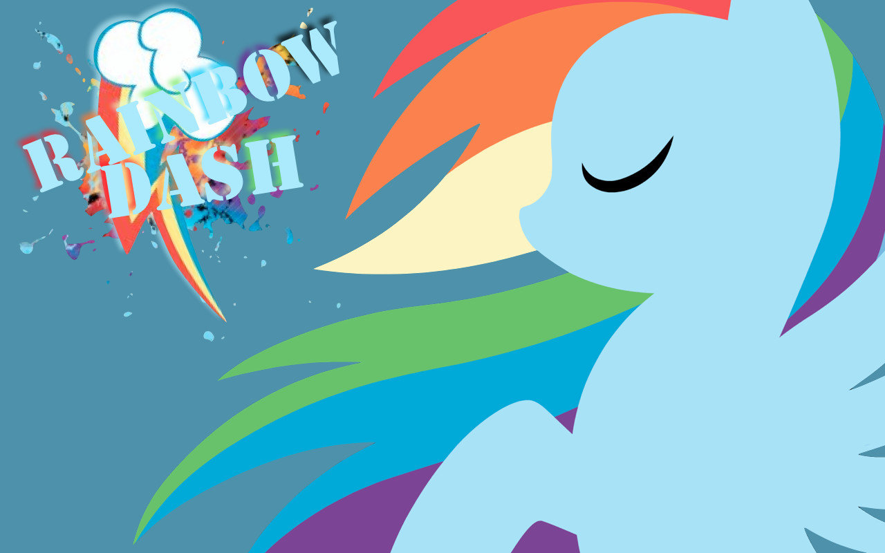 Awesome Rainbow Dash free background ID:154567 for hd 1280x800 PC