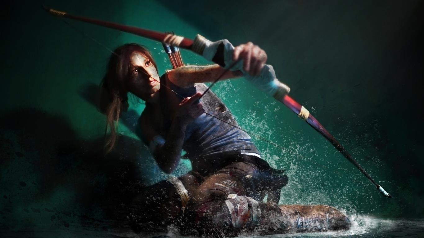 Download hd 1366x768 Tomb Raider (Lara Croft) computer background ID:437202 for free