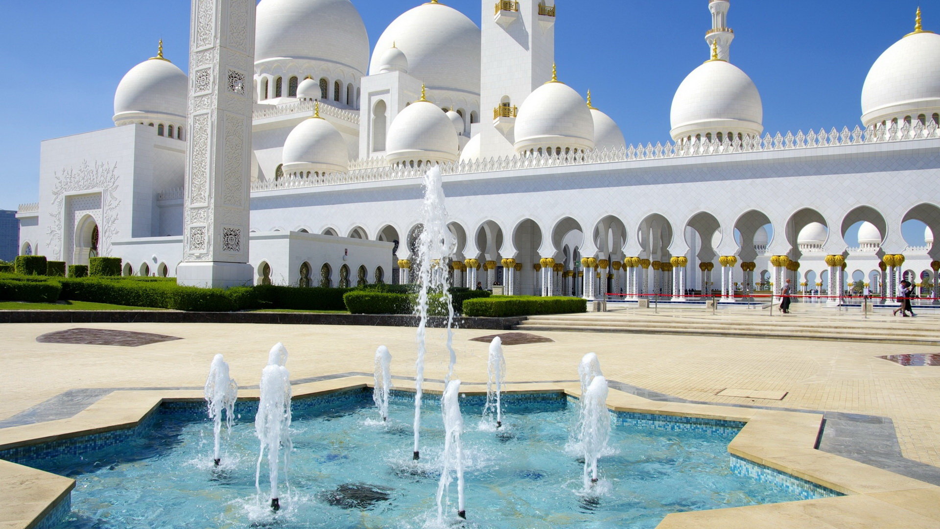 Download full hd 1080p Sheikh Zayed Grand Mosque desktop background ID:277823 for free