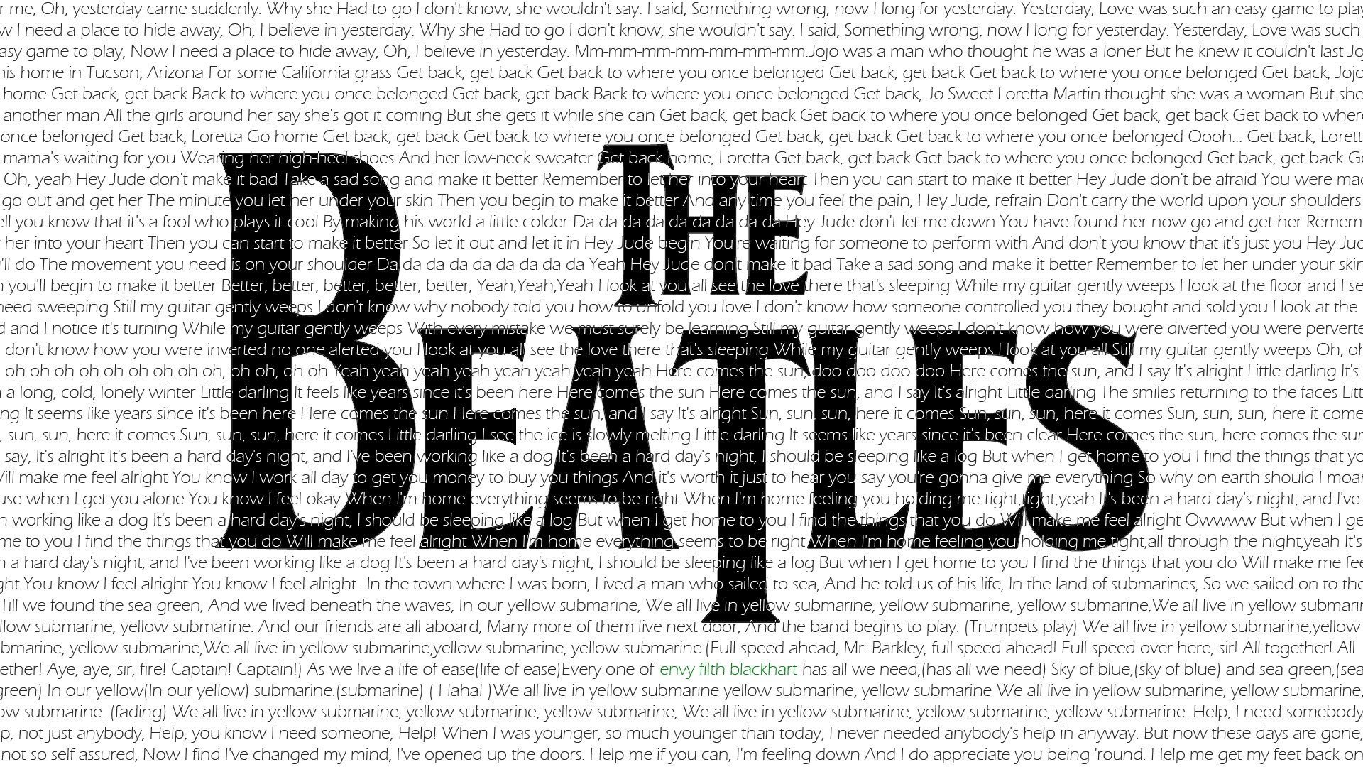 The Beatles Wallpapers 19x1080 Full Hd 1080p Desktop Backgrounds