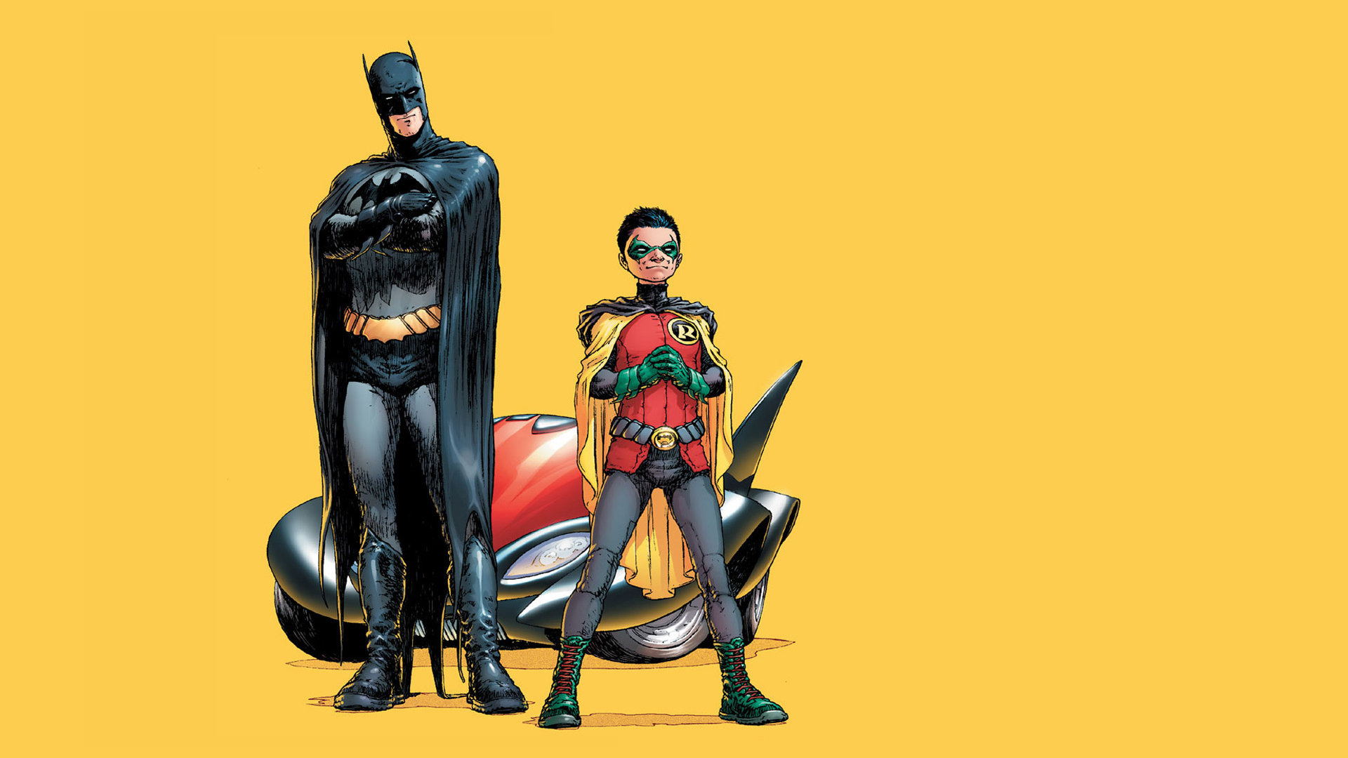 Best Batman and Robin wallpaper ID:146395 for High Resolution 1080p desktop