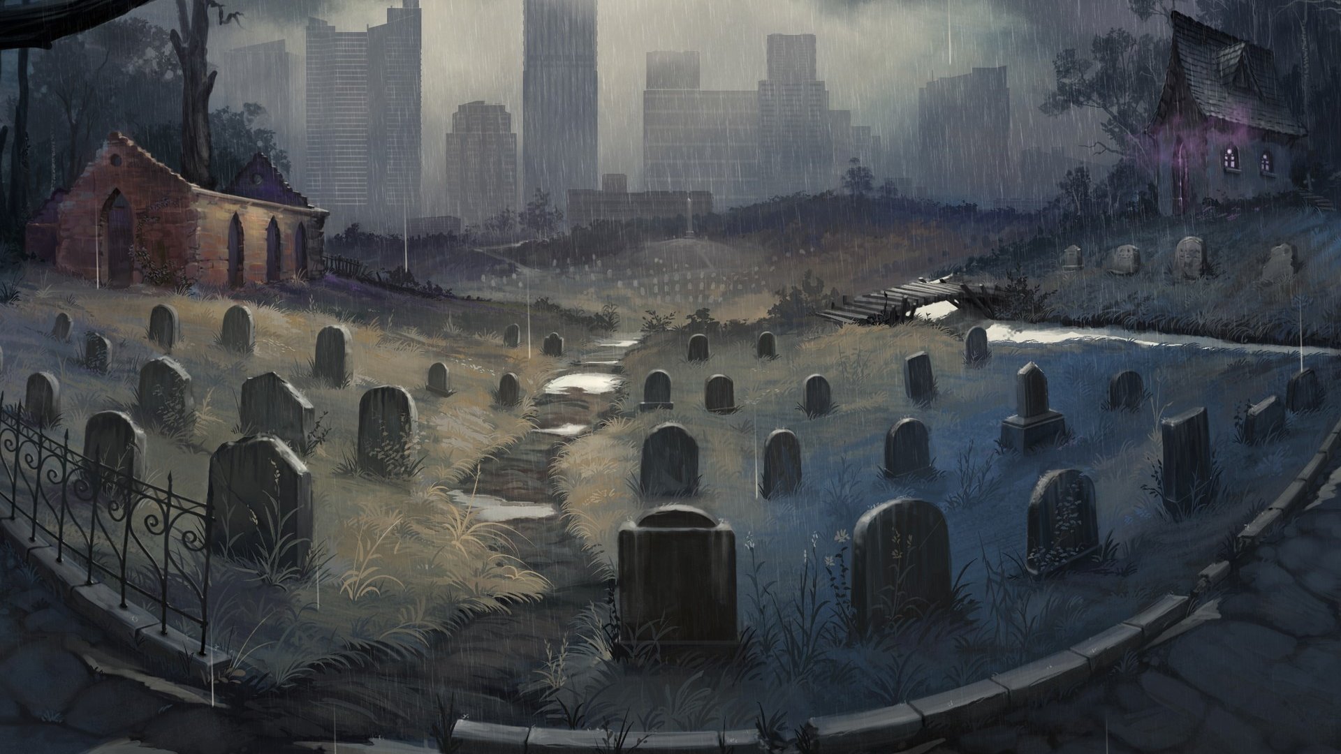 Free Dark cemetery high quality wallpaper ID:318778 for full hd PC