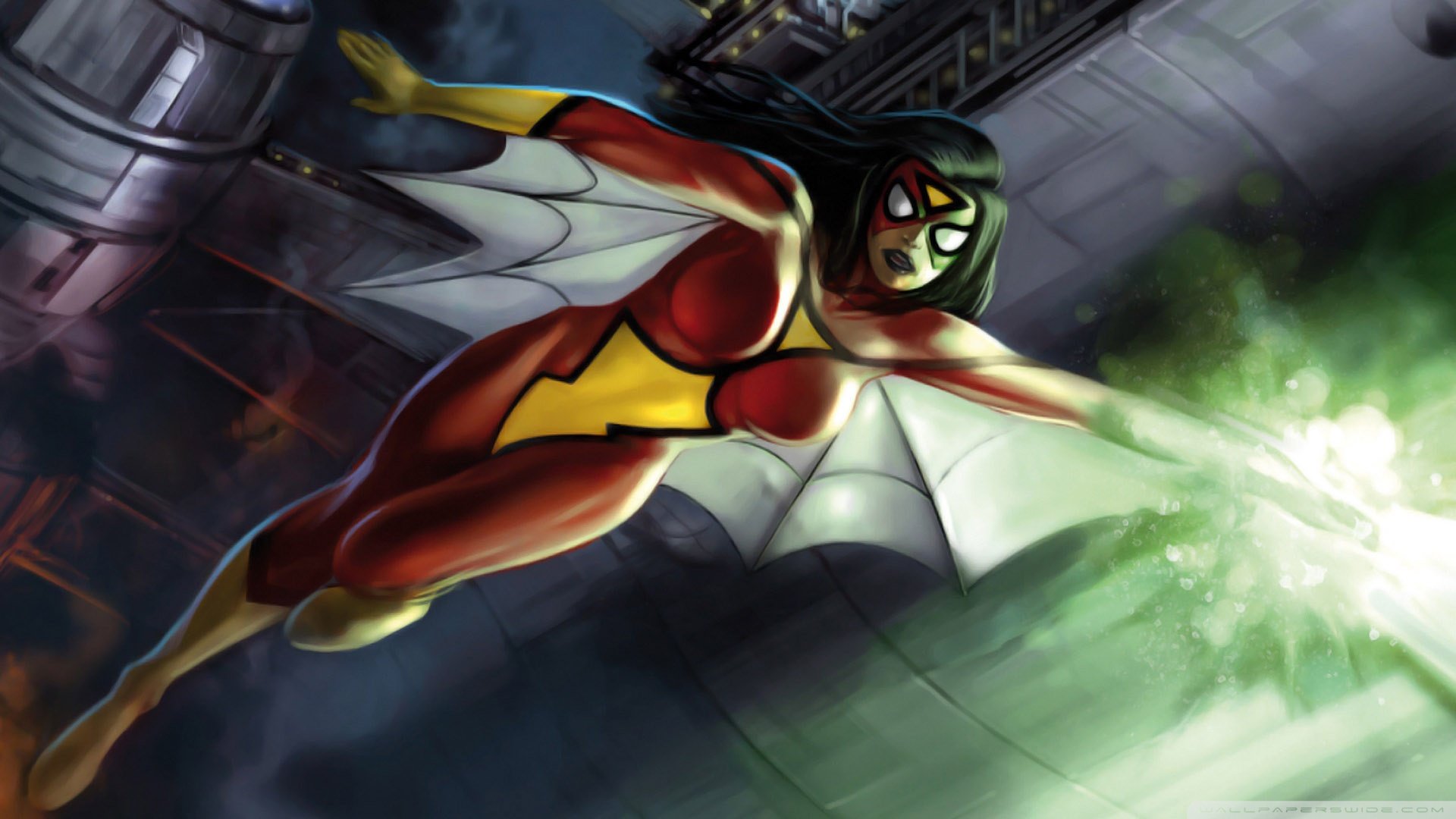 Download full hd 1920x1080 Spider-Woman PC wallpaper ID:391203 for free