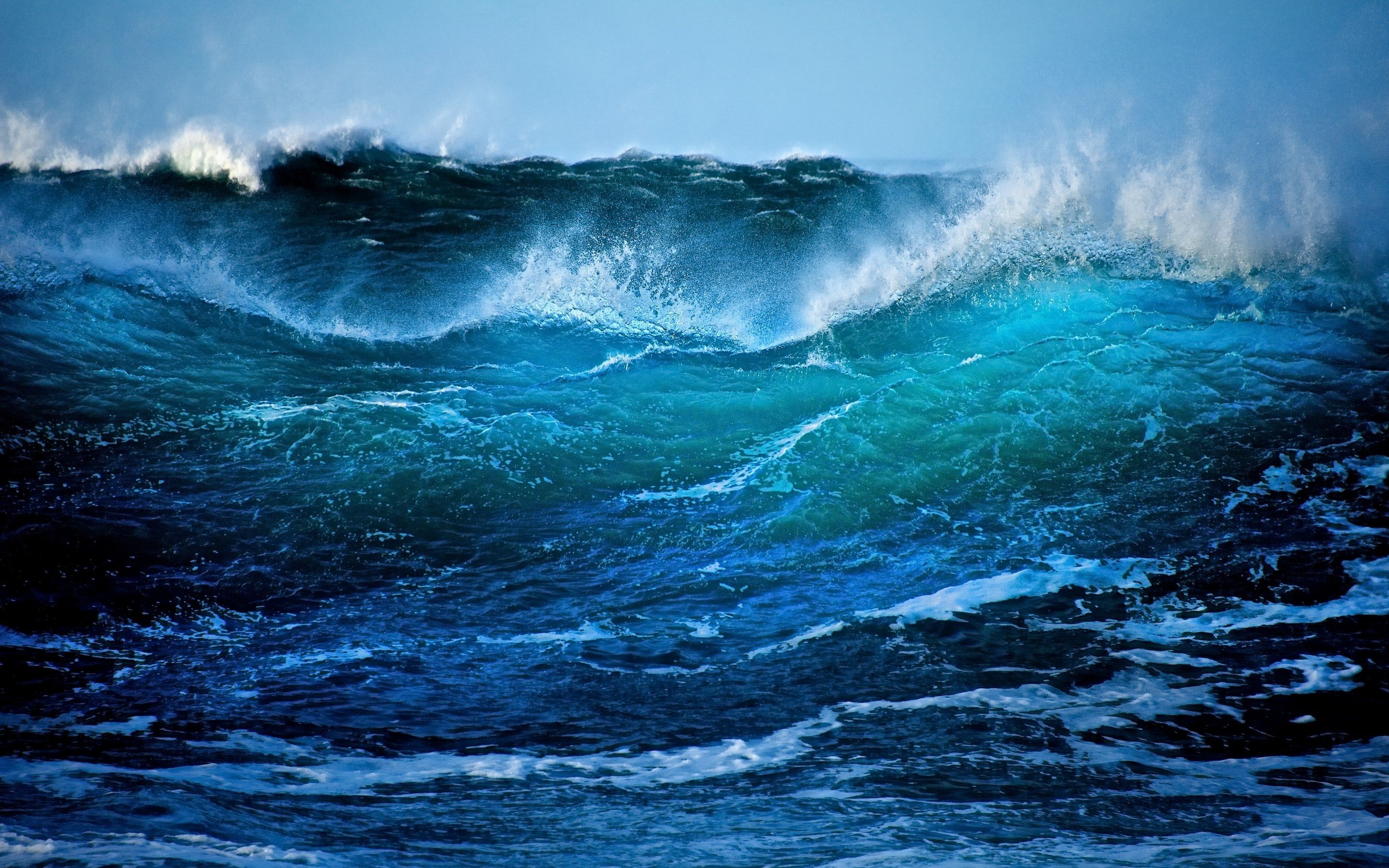 Download hd 2880x1800 Wave desktop background ID:384773 for free