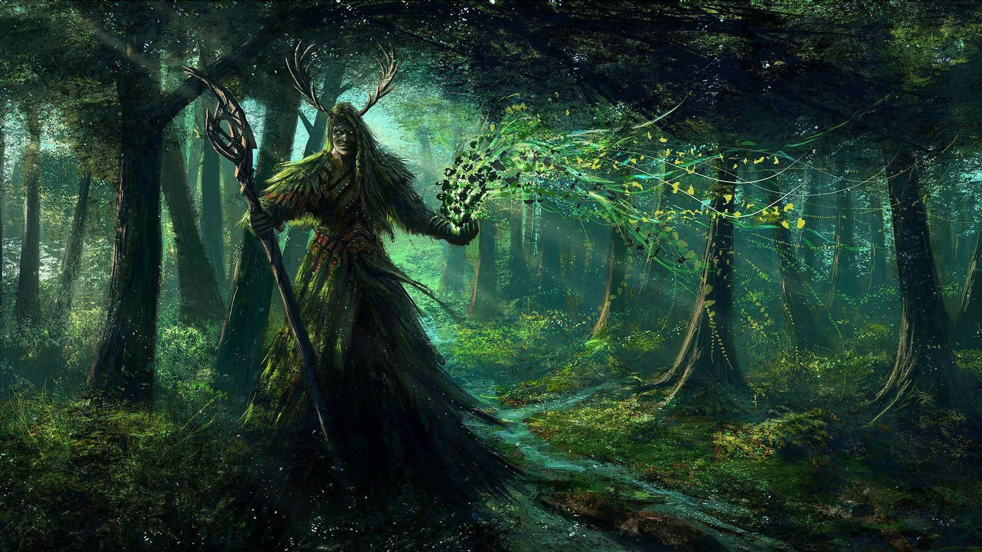 Free download Druid background ID:295929 full hd 1920x1080 for PC
