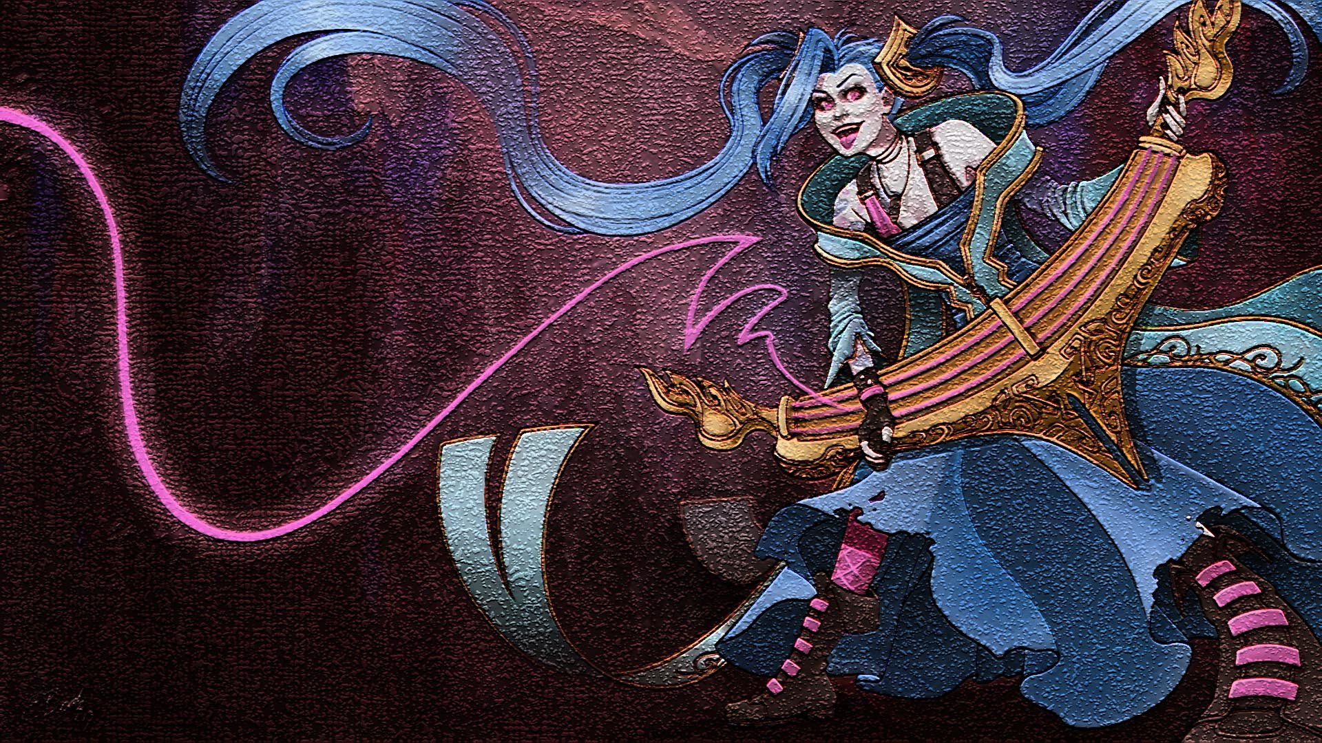 Free download Jinx (League Of Legends) background ID:172694 1080p for PC