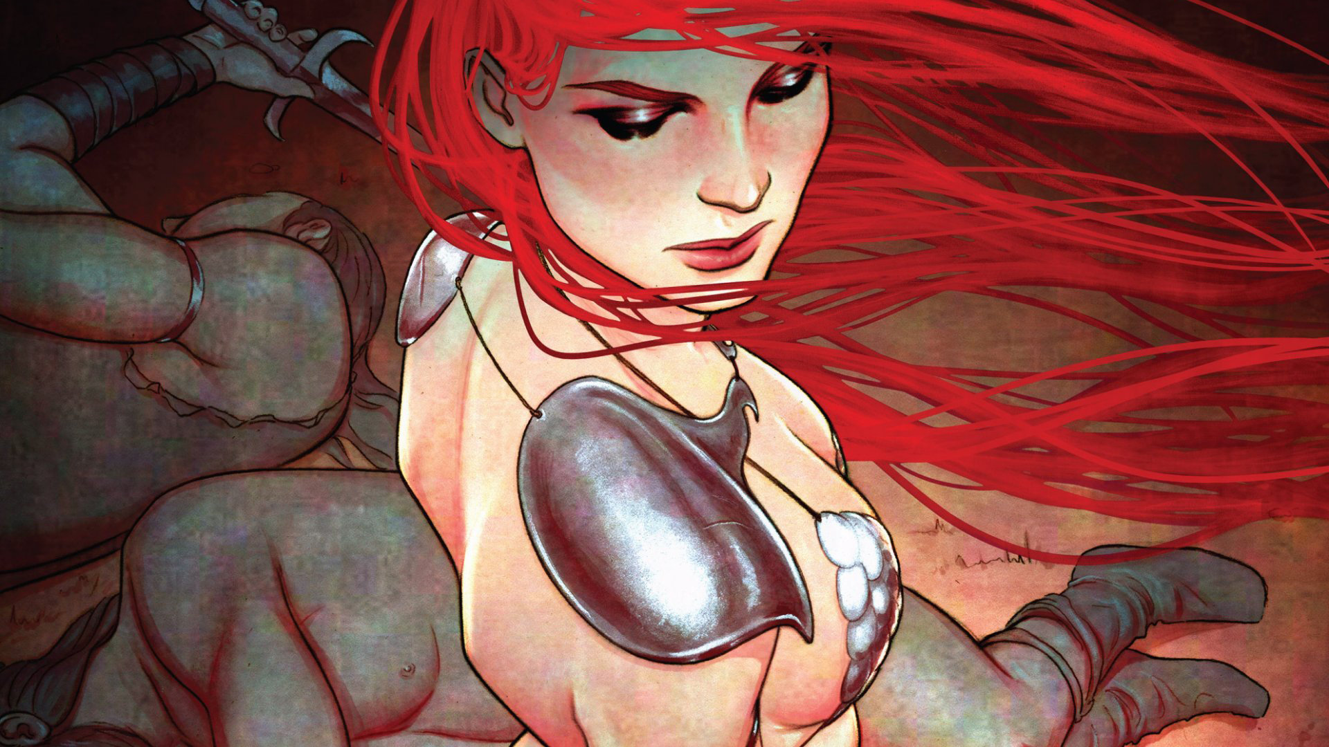 Awesome Red Sonja free background ID:449700 for hd 1920x1080 computer