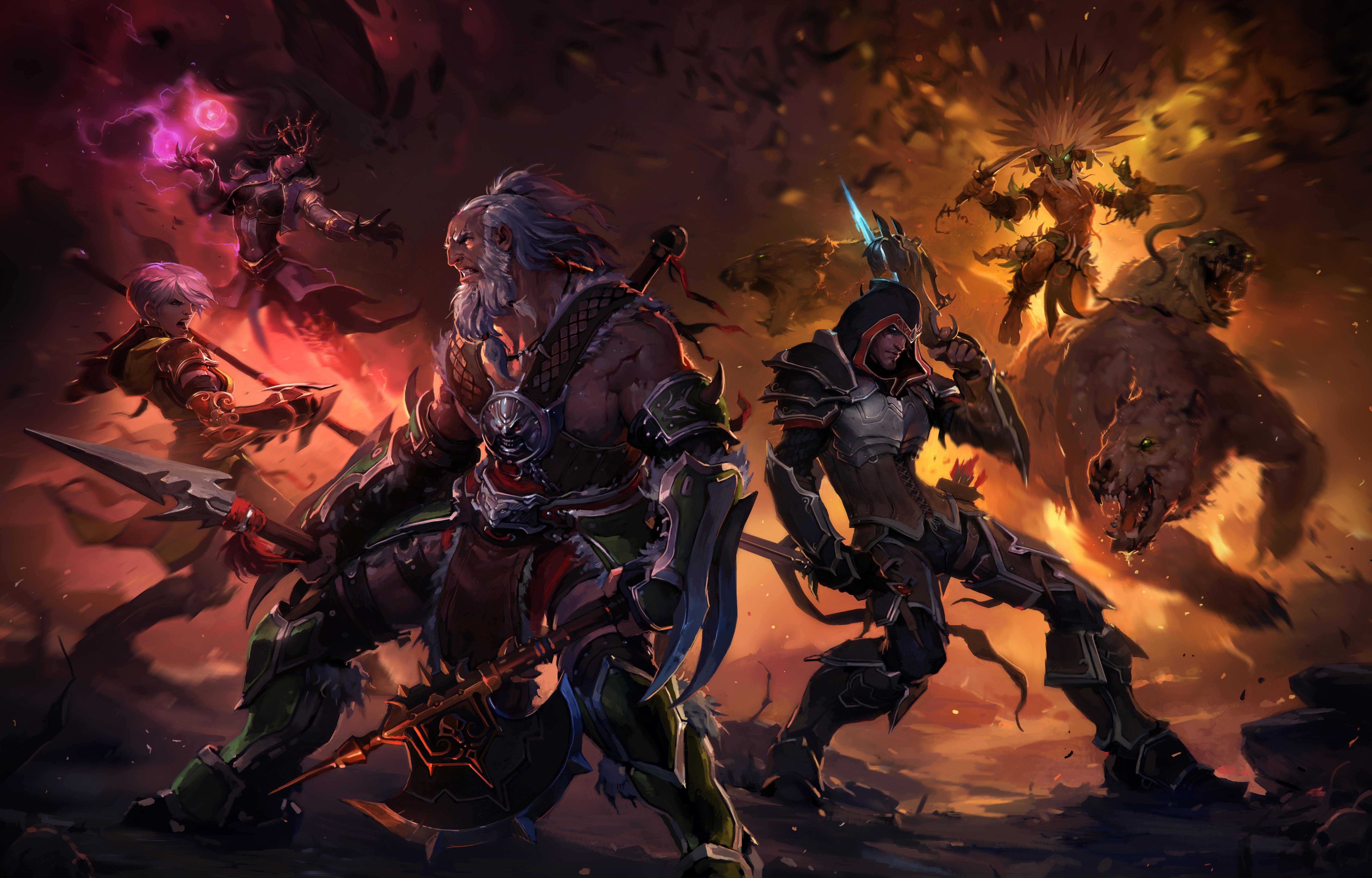 Free download Diablo 3 background ID:30729 hd 6400x4096 for PC