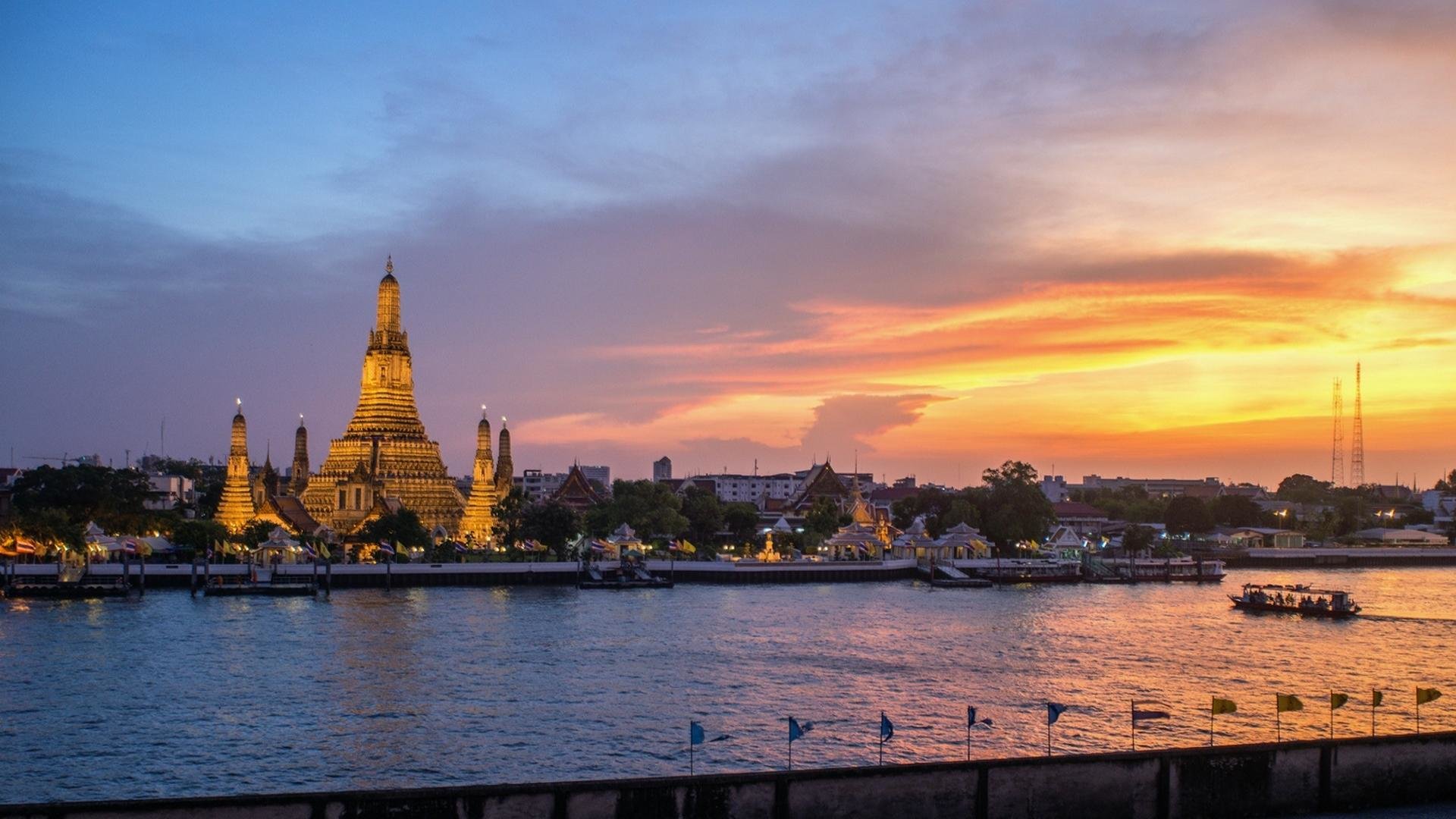 Download 1080p Wat Arun Temple computer background ID:303706 for free