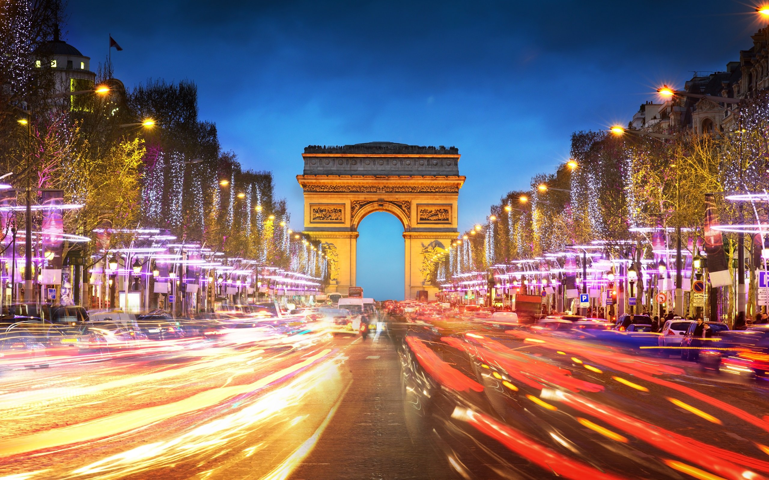 Free Arc De Triomphe high quality background ID:493959 for hd 2560x1600 computer