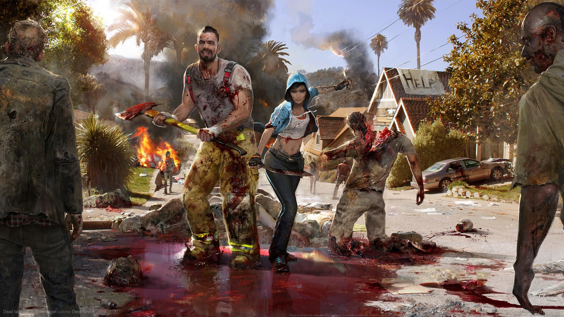 Best Dead Island 2 background ID:342030 for High Resolution full hd computer