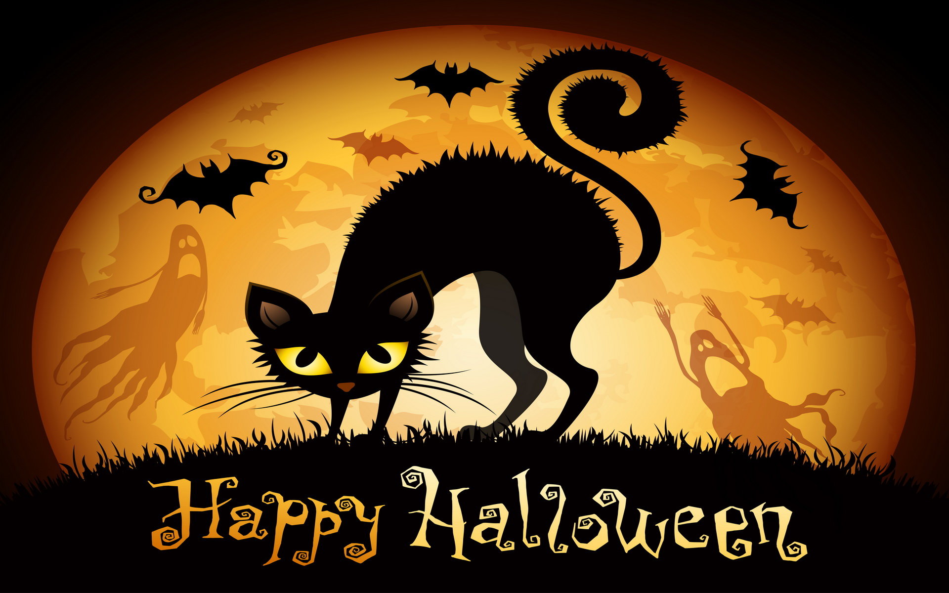 High resolution Happy Halloween hd 1920x1200 background ID:402231 for PC