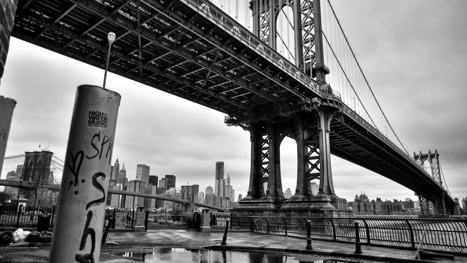 High resolution Manhattan Bridge hd 1600x900 background ID:476110 for desktop