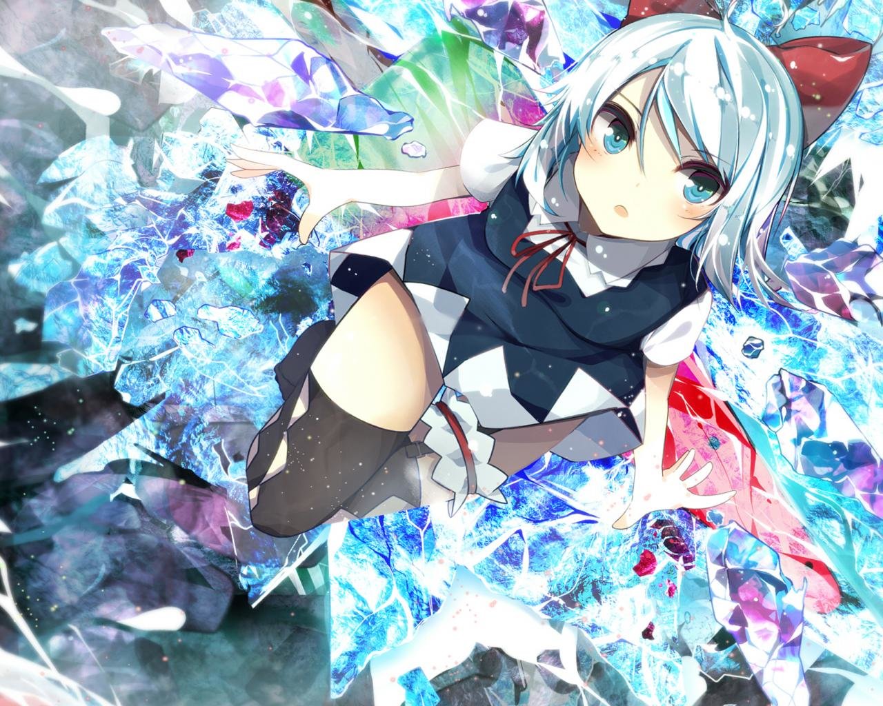 Free download Cirno (Touhou) background ID:220822 hd 1280x1024 for PC