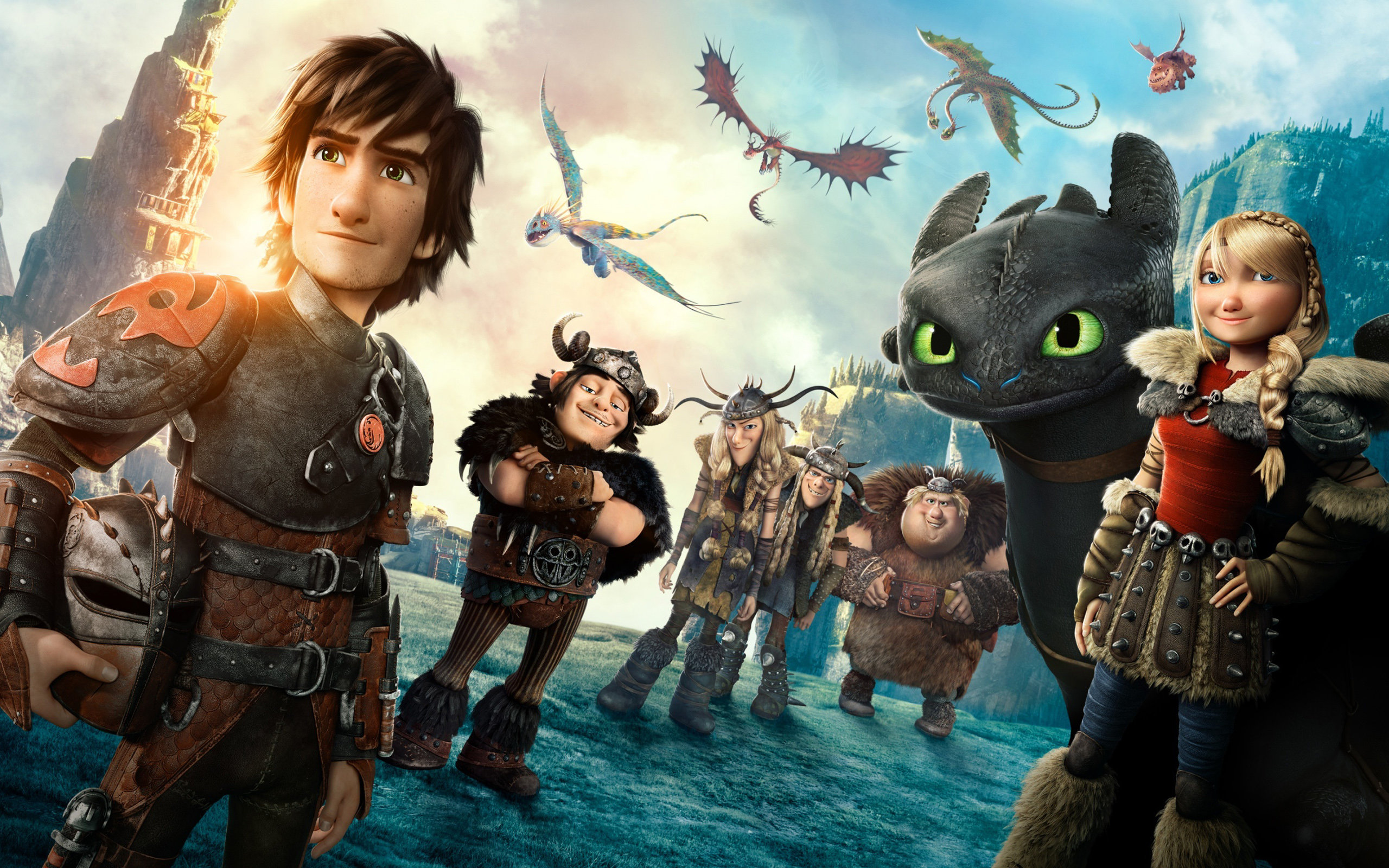 Free download How To Train Your Dragon 2 wallpaper ID:90187 hd 2560x1600 for PC