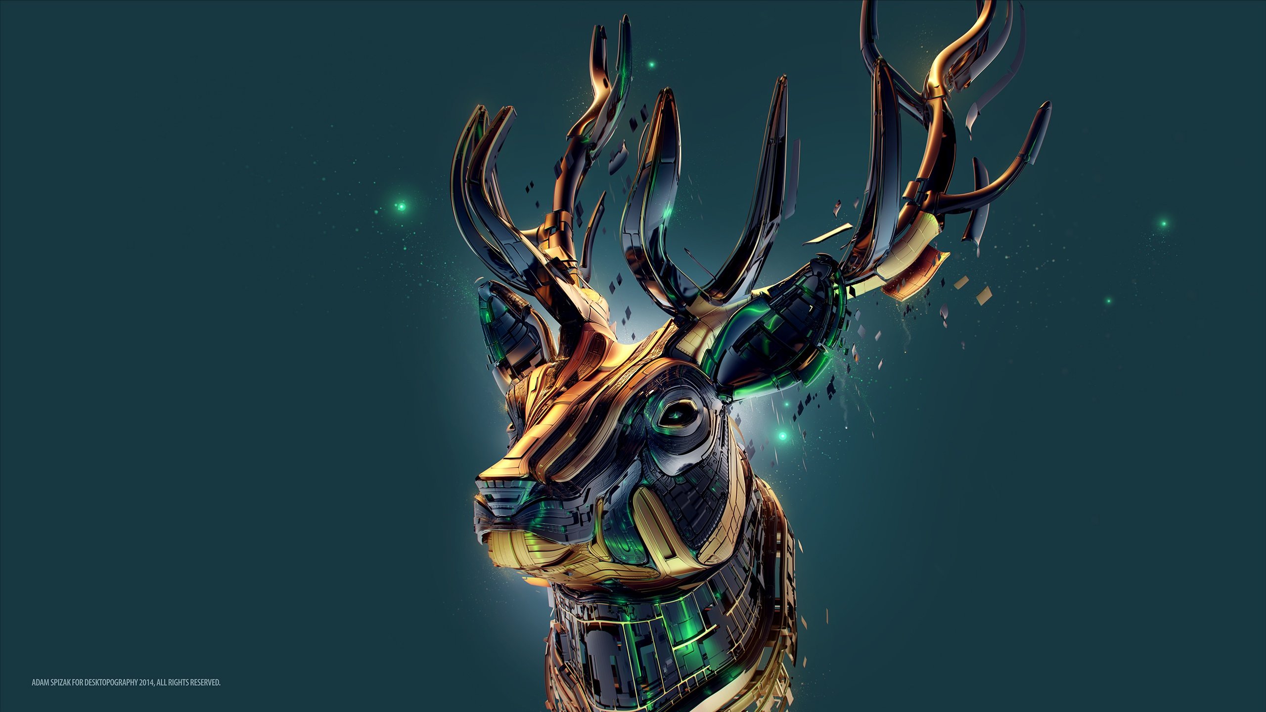 Best Deer Fantasy background ID:96882 for High Resolution hd 2560x1440 PC