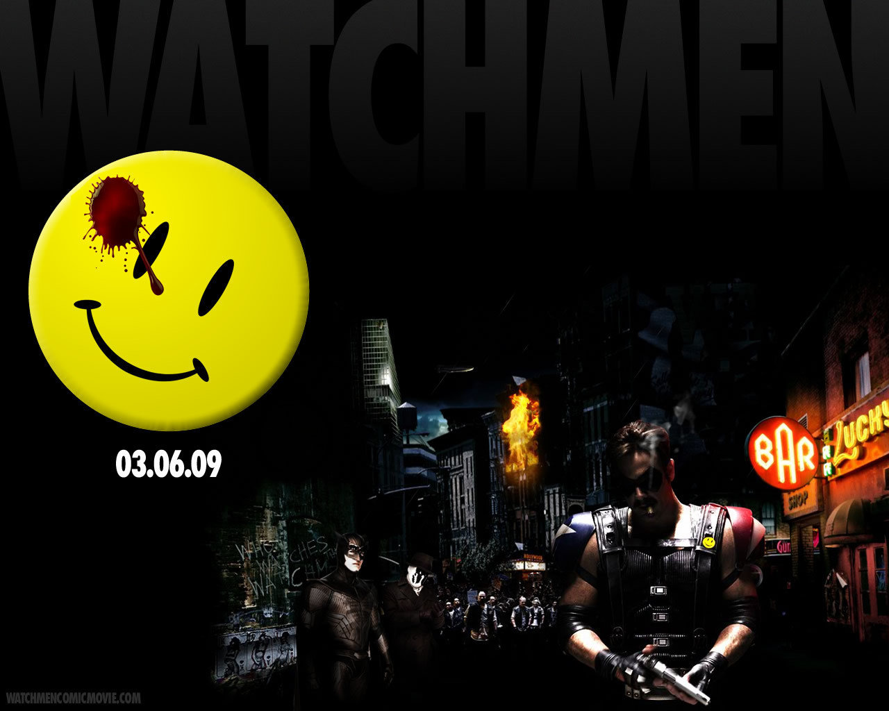 High resolution Watchmen Movie hd 1280x1024 wallpaper ID:403212 for computer