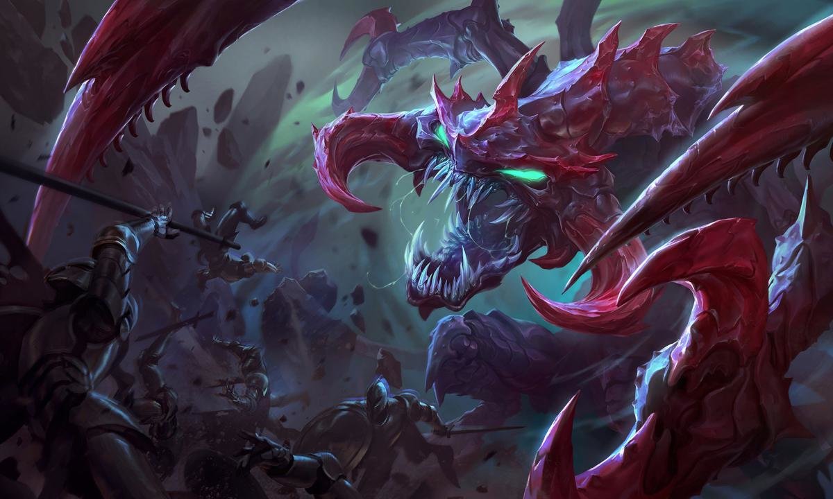 Download hd 1200x720 Chogath (League Of Legends) computer wallpaper ID:173176 for free