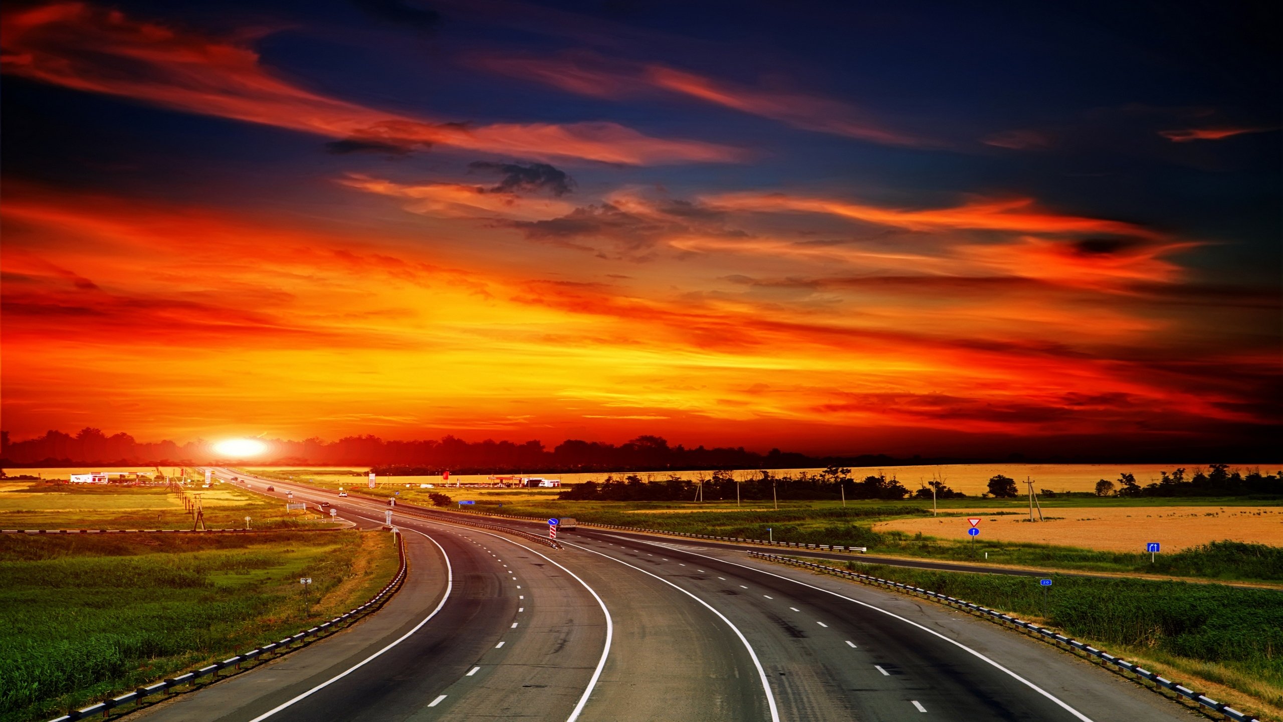 Free download Road background ID:490937 hd 2560x1440 for computer