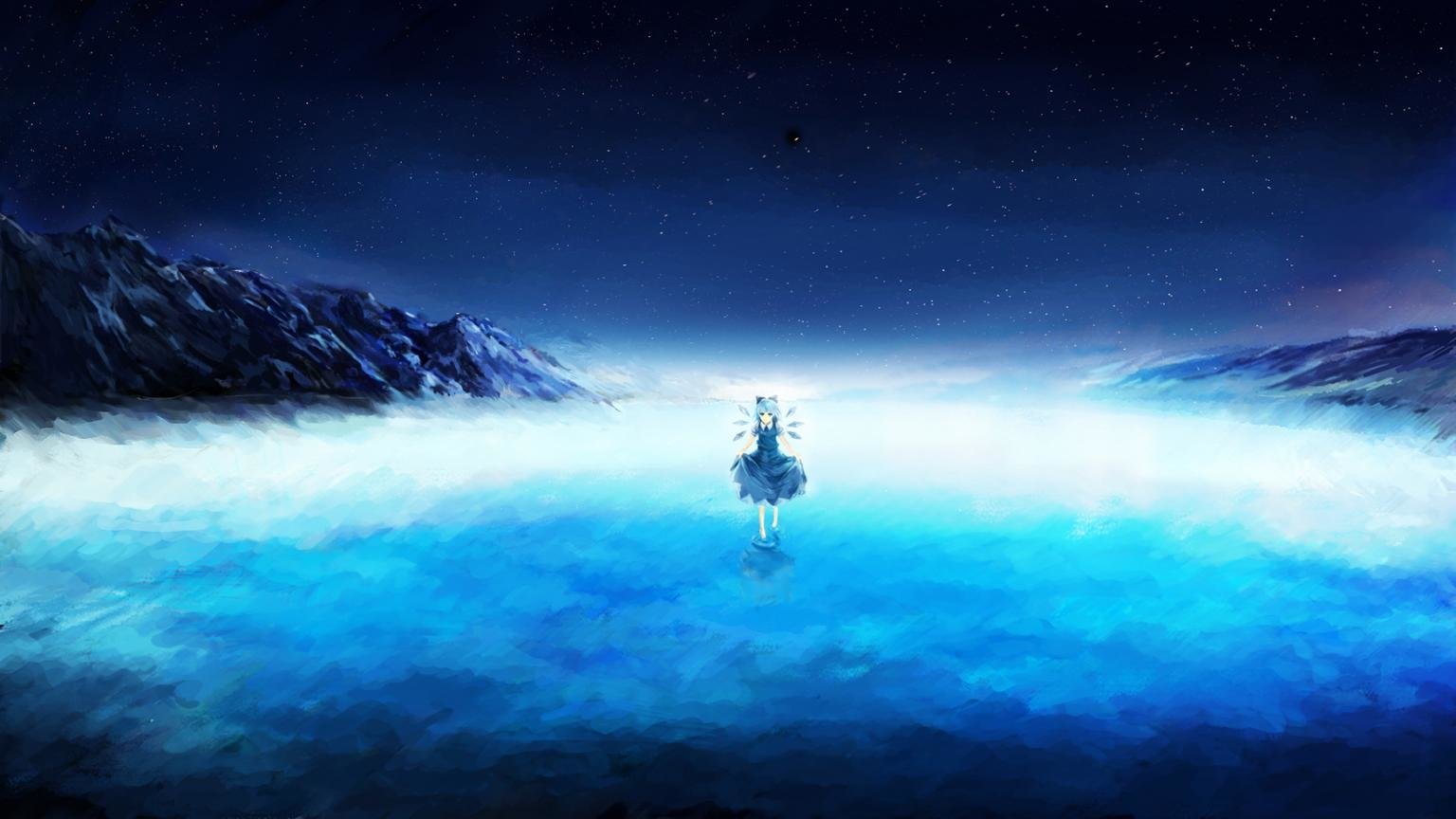 Awesome Cirno (Touhou) free background ID:220279 for hd 1536x864 desktop