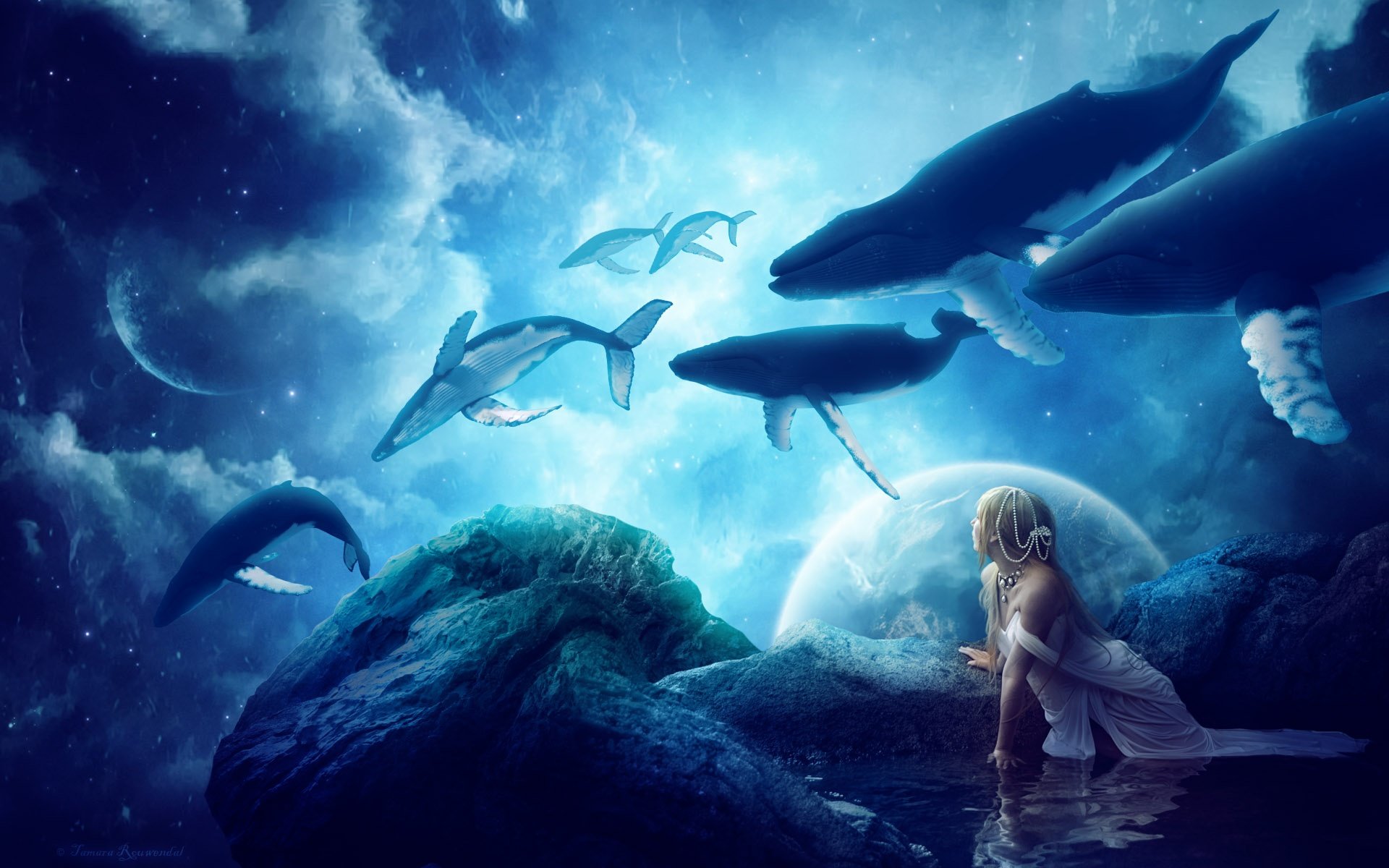 Awesome Whale Fantasy free background ID:387414 for hd 1920x1200 PC