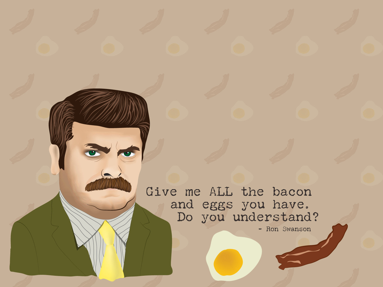 Free Ron Swanson high quality wallpaper ID:351251 for hd 1600x1200 computer