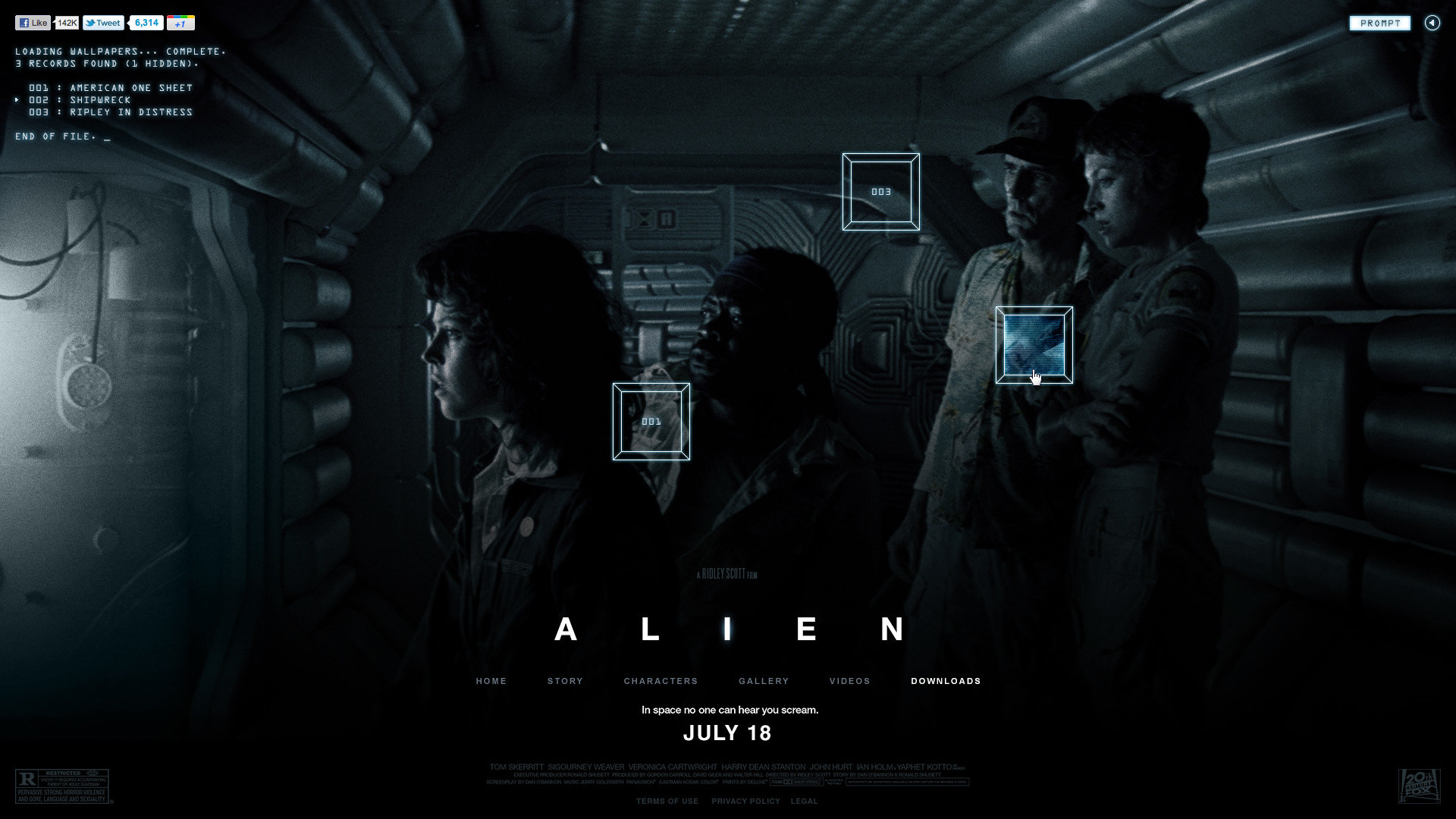 Download full hd 1920x1080 Alien Movie computer wallpaper ID:25302 for free