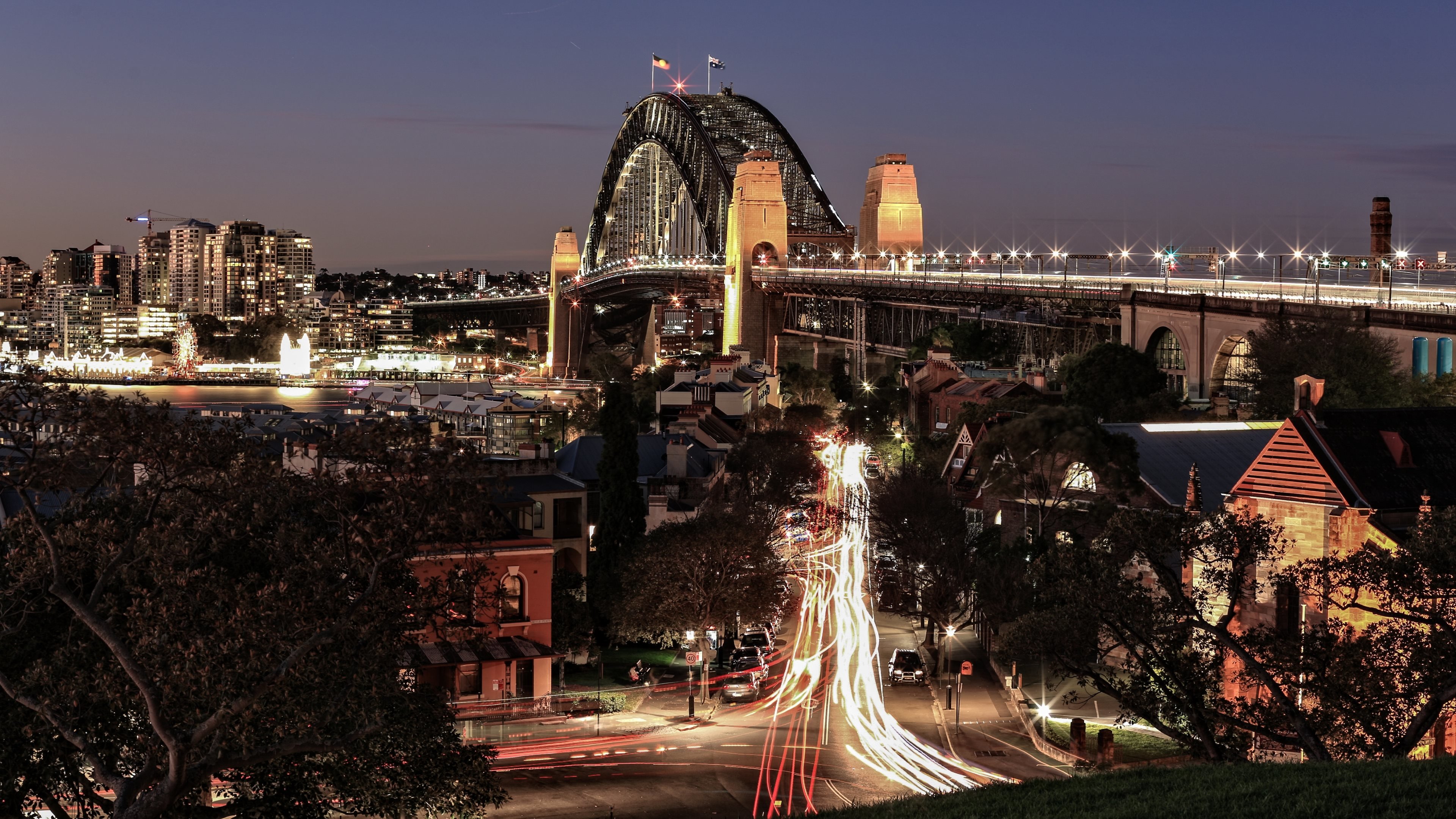 High resolution Sydney Harbour Bridge uhd 4k wallpaper ID:484871 for PC
