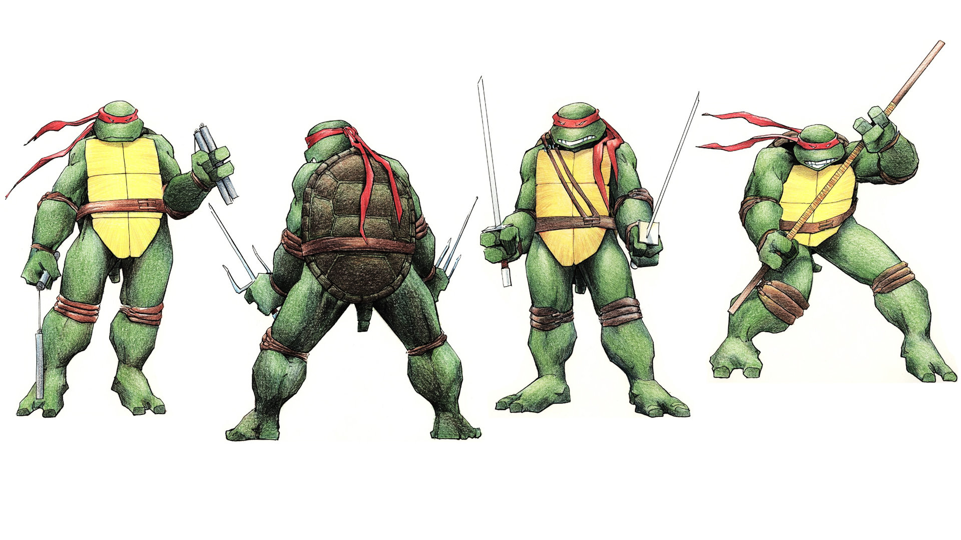 Free download Teenage Mutant Ninja Turtles (TMNT) background ID:111273 hd 1080p for PC