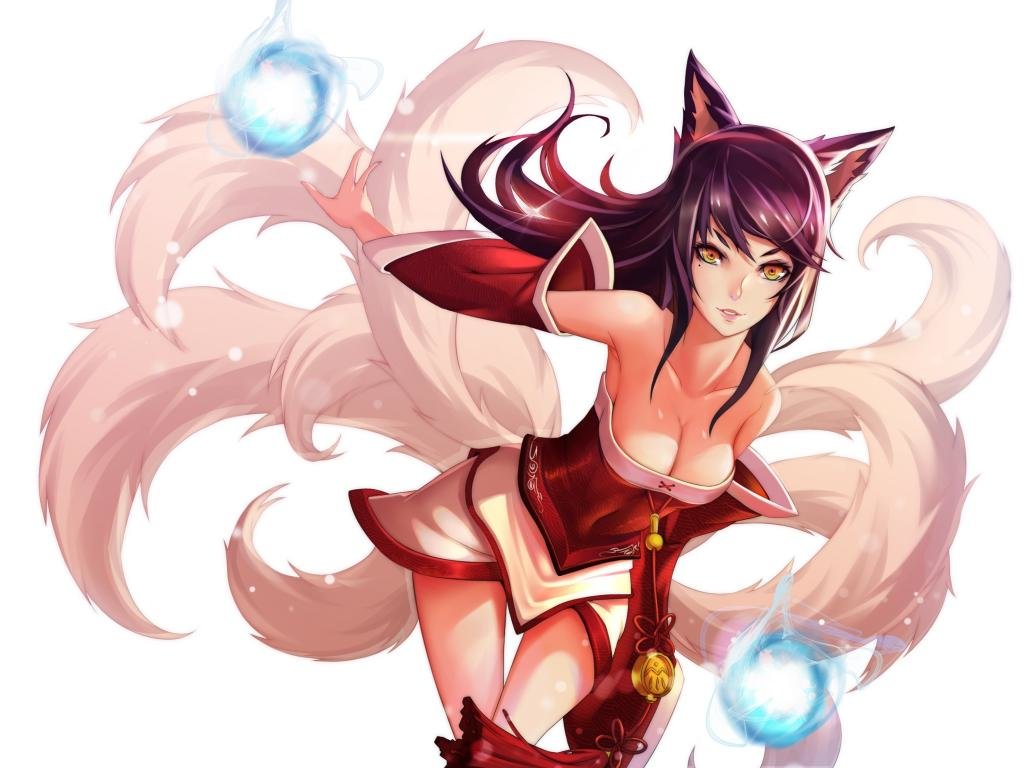 High resolution Ahri (League Of Legends) hd 1024x768 wallpaper ID:171357 for PC